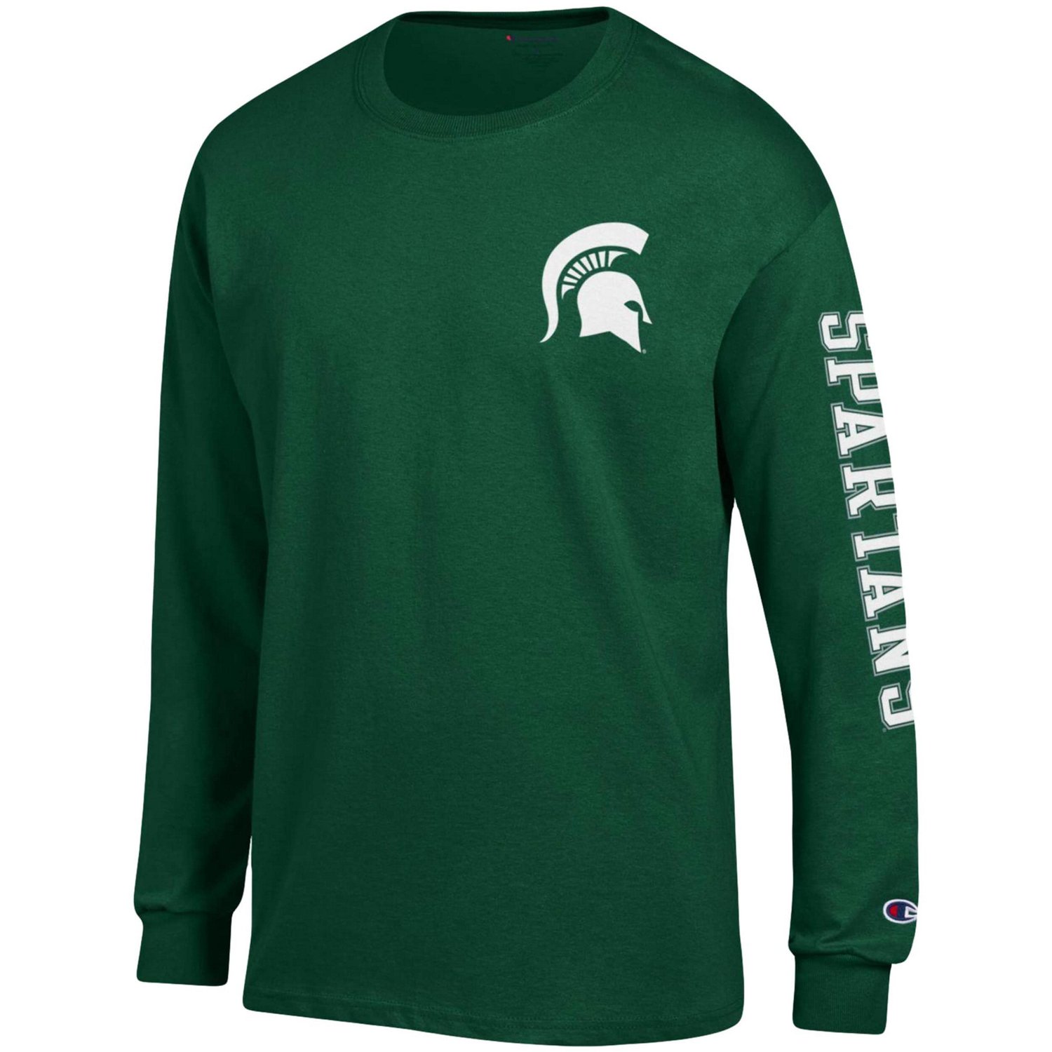 Champion Michigan State Spartans Team Stack Long Sleeve T-Shirt - view number 2