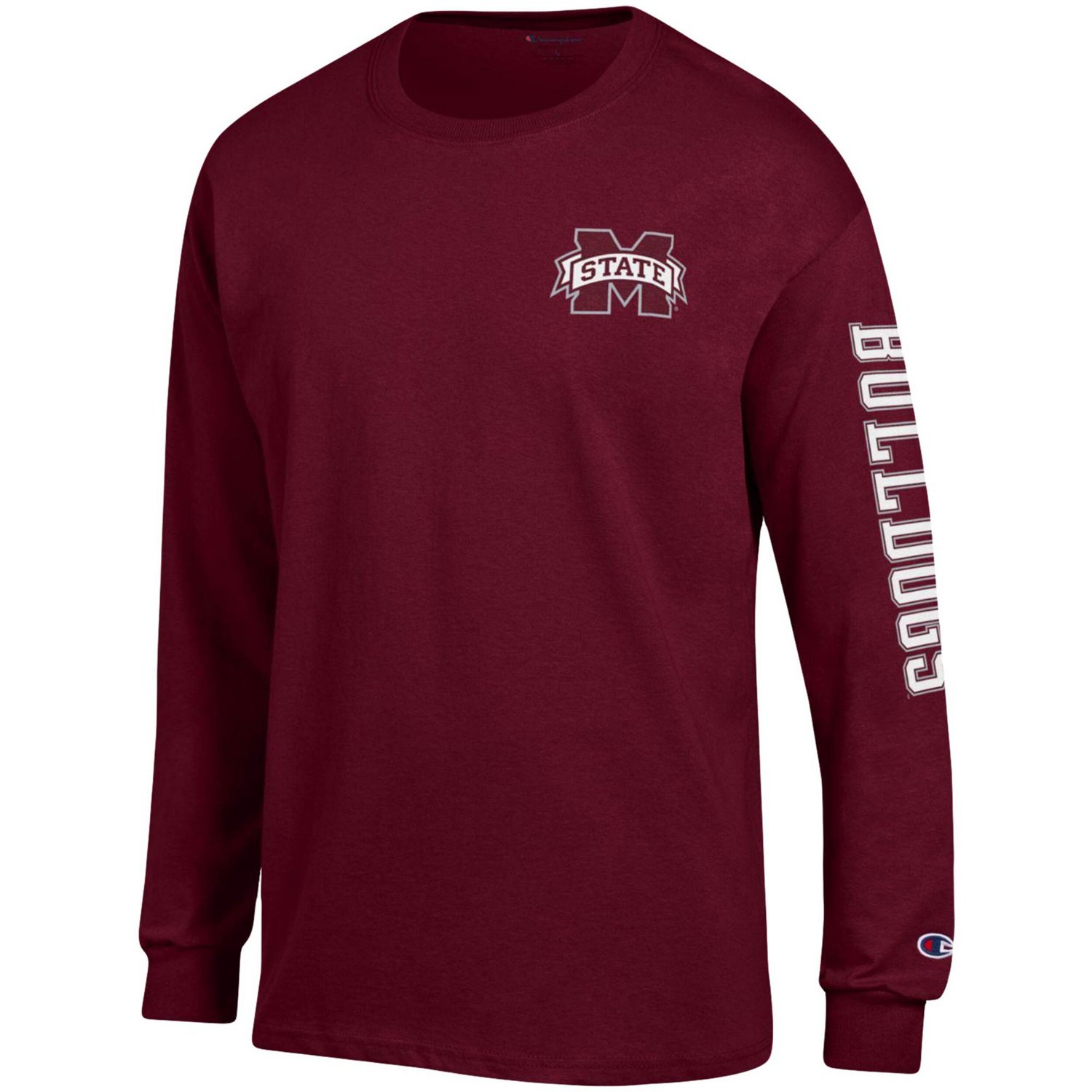 Champion Mississippi State Bulldogs Team Stack Long Sleeve T-Shirt                                                               - view number 2