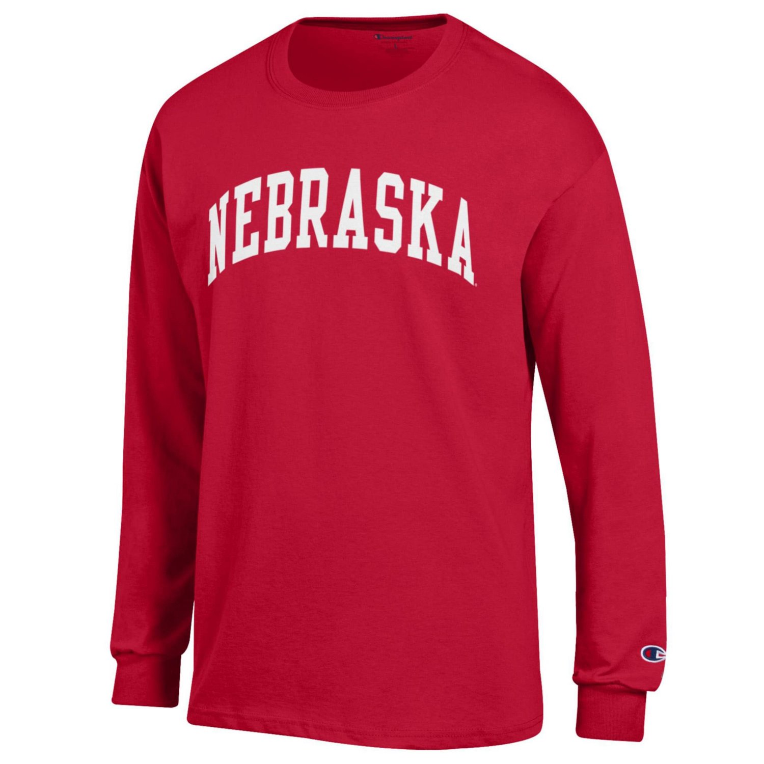 Champion Nebraska Huskers Basic Arch Long Sleeve T-Shirt - view number 2