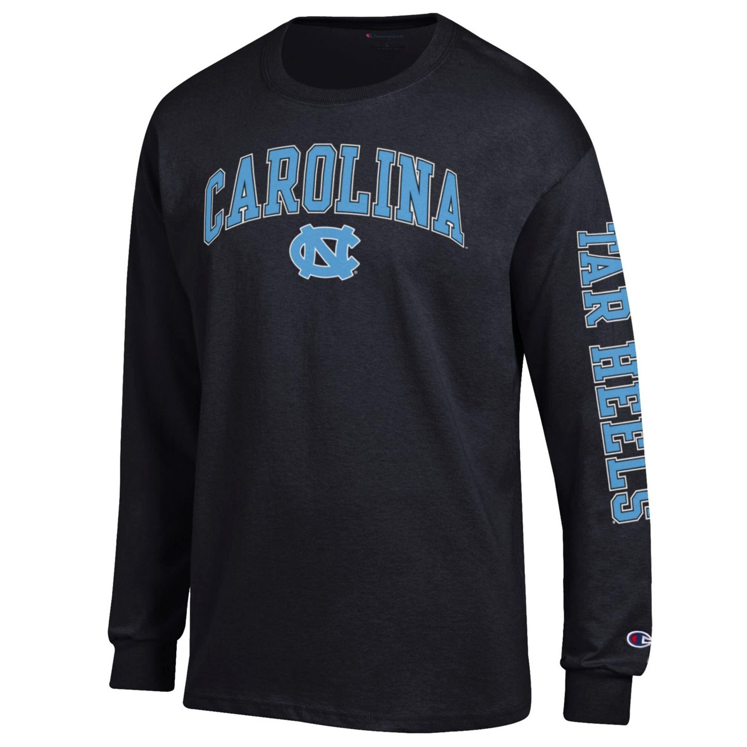 Champion North Carolina Tar Heels Arch Over Logo 2-Hit Long Sleeve T-Shirt - view number 2