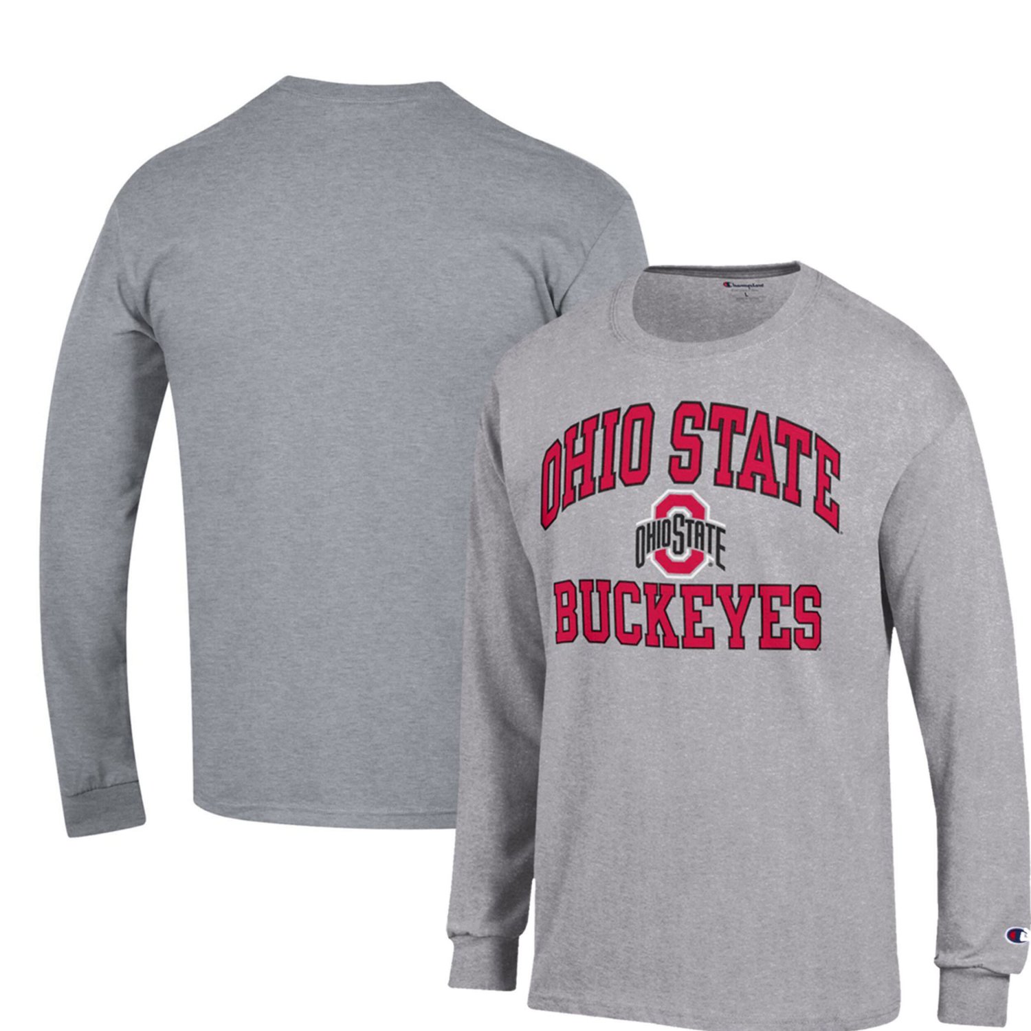 Champion Ohio State Buckeyes High Motor Long Sleeve T-Shirt