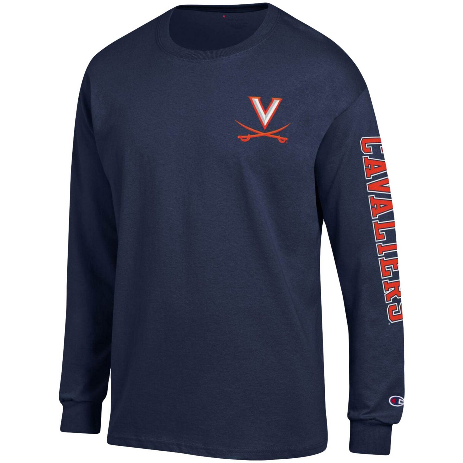Champion Virginia Cavaliers Team Stack Long Sleeve T-Shirt - view number 2