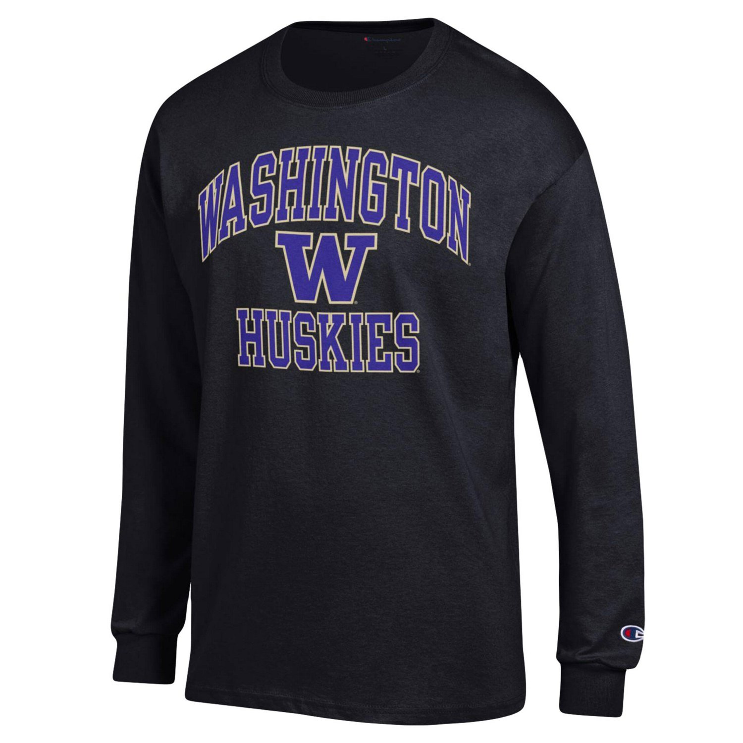 Champion Washington Huskies High Motor Long Sleeve T-Shirt - view number 2