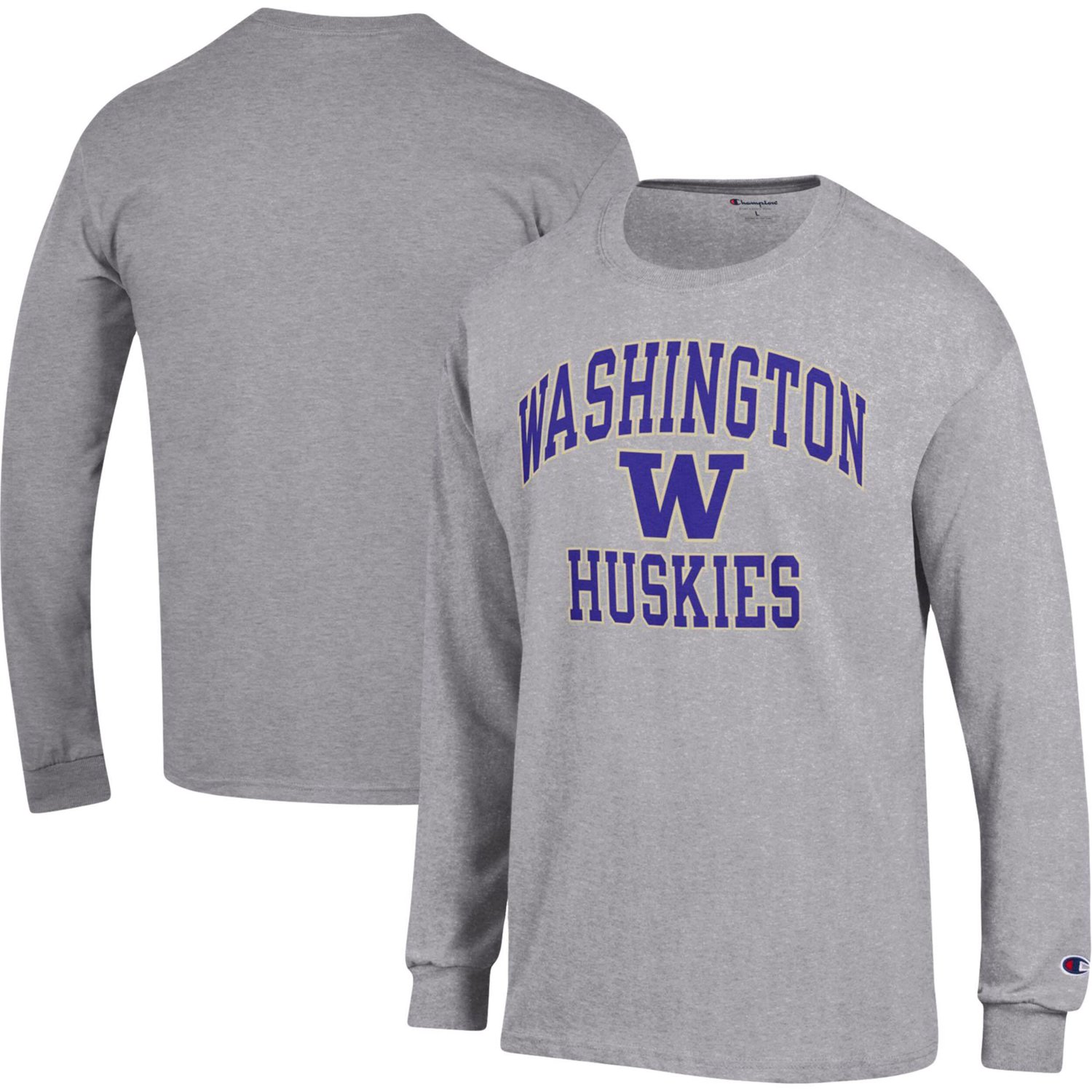 Champion Washington Huskies High Motor Long Sleeve T-Shirt