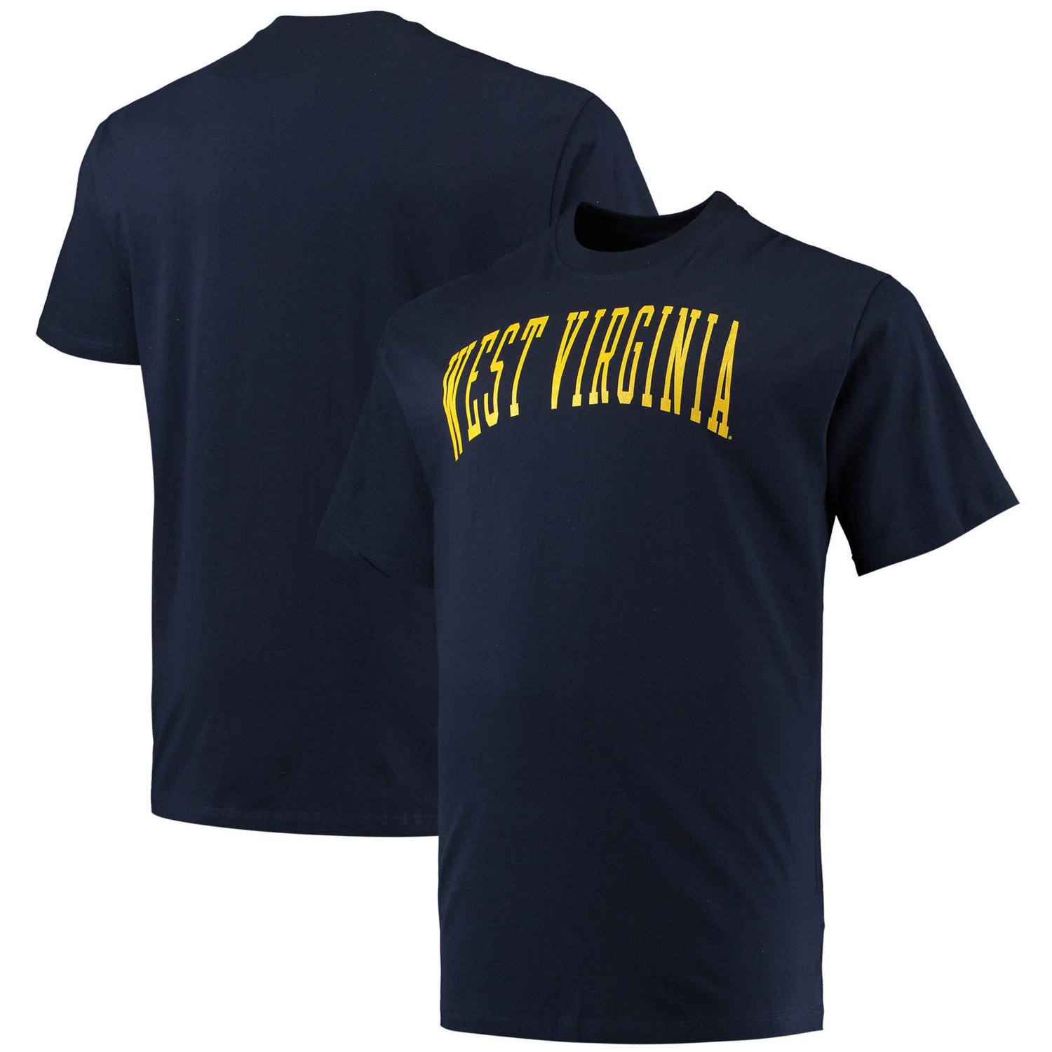 Champion West Virginia Mountaineers Big  Tall Arch Team Logo T-Shirt - view number 1