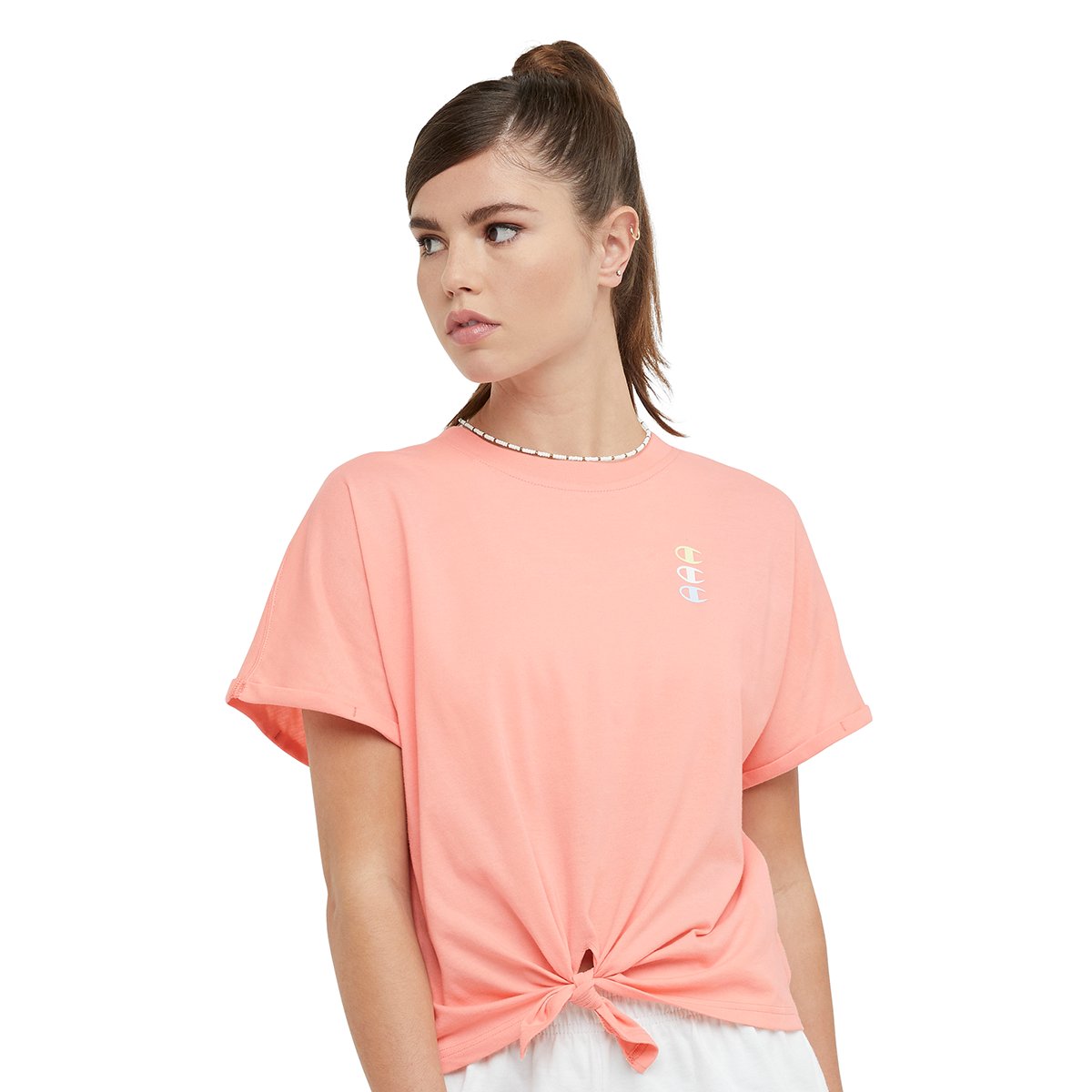 Champion Women's Tie Front T-shirt