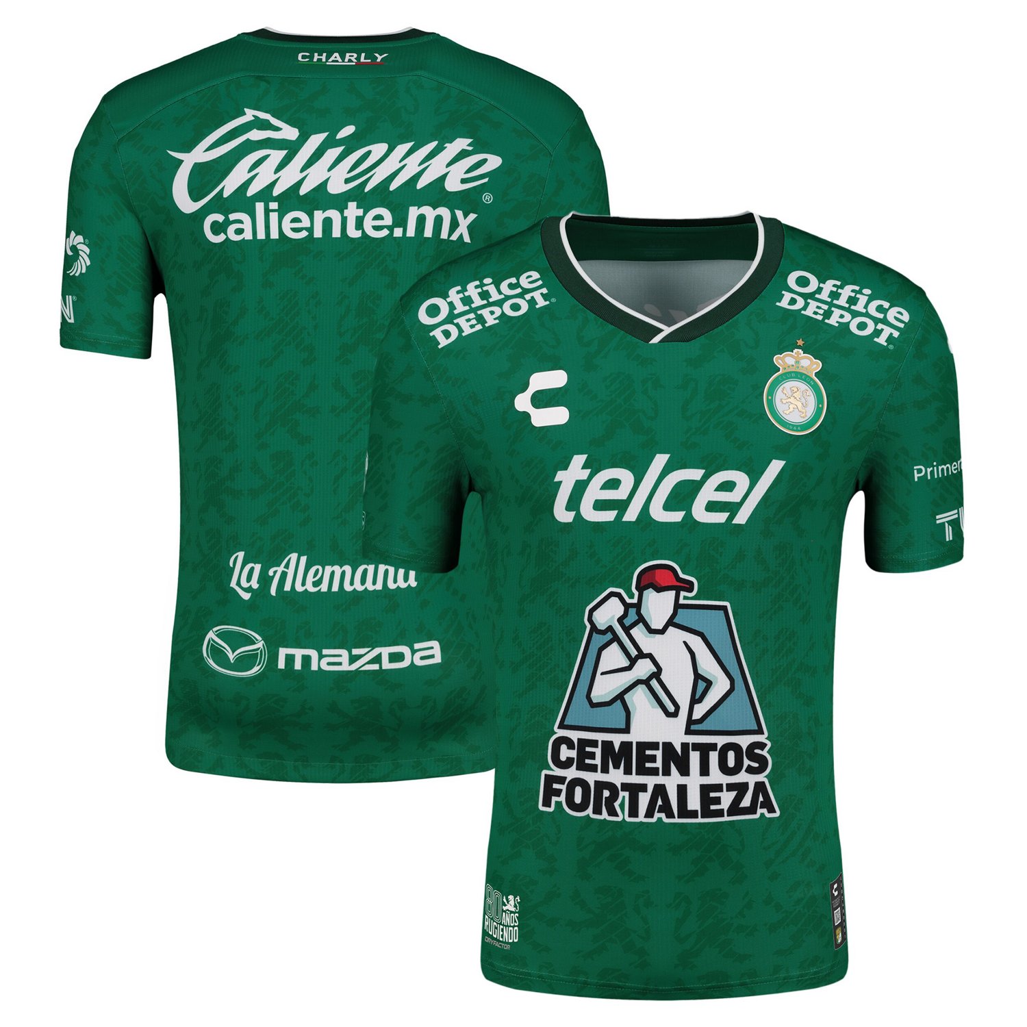 Charly White Club Leon 2024 25 Home Authentic Jersey