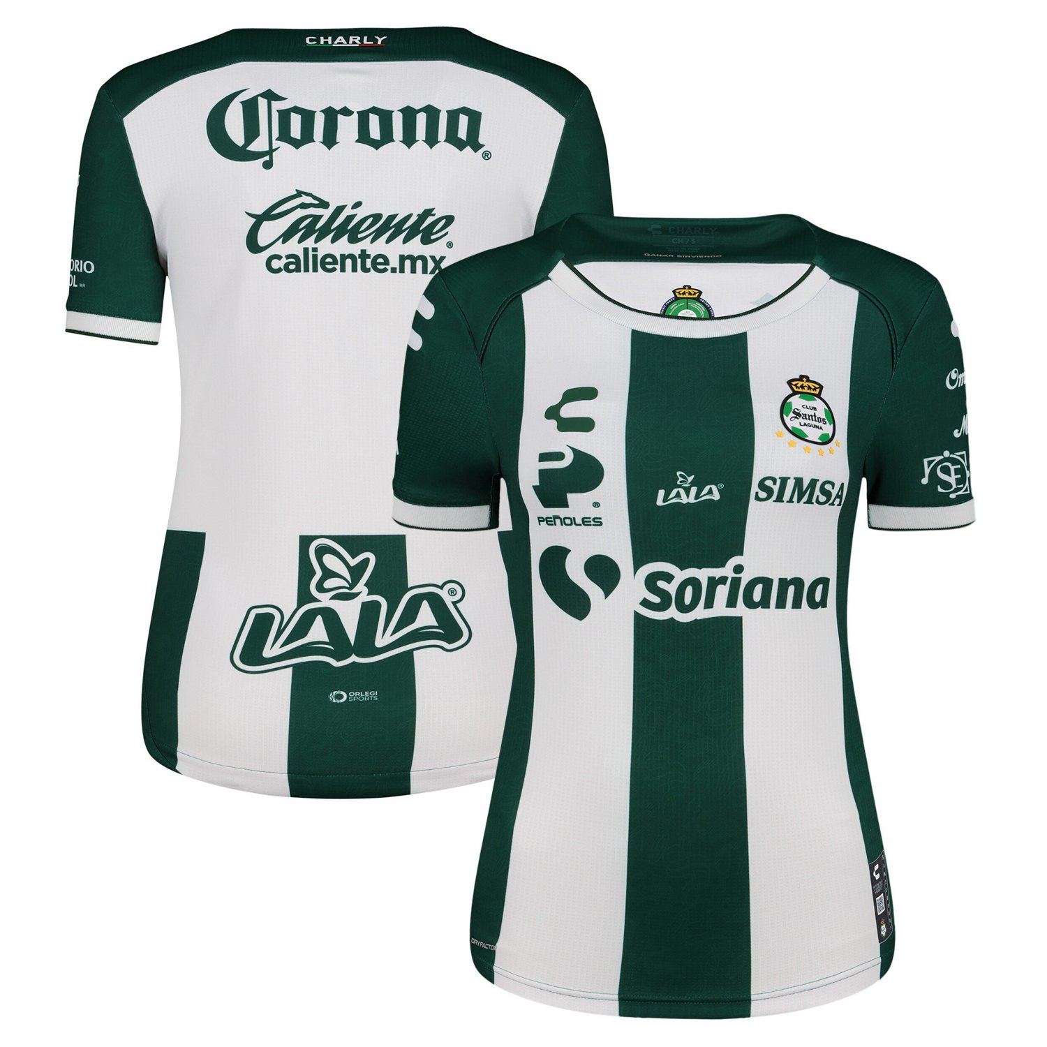 Charly White Santos Laguna 2024 25 Home Authentic Jersey                                                                         - view number 1