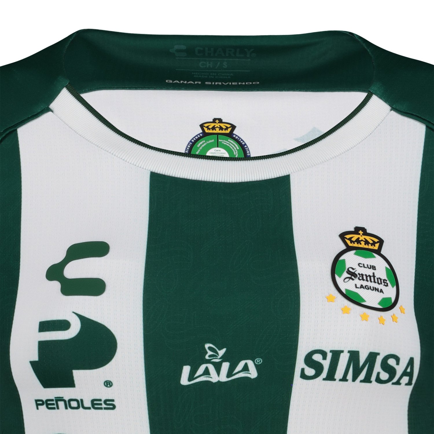 Charly White Santos Laguna 2024 25 Home Authentic Jersey                                                                         - view number 4