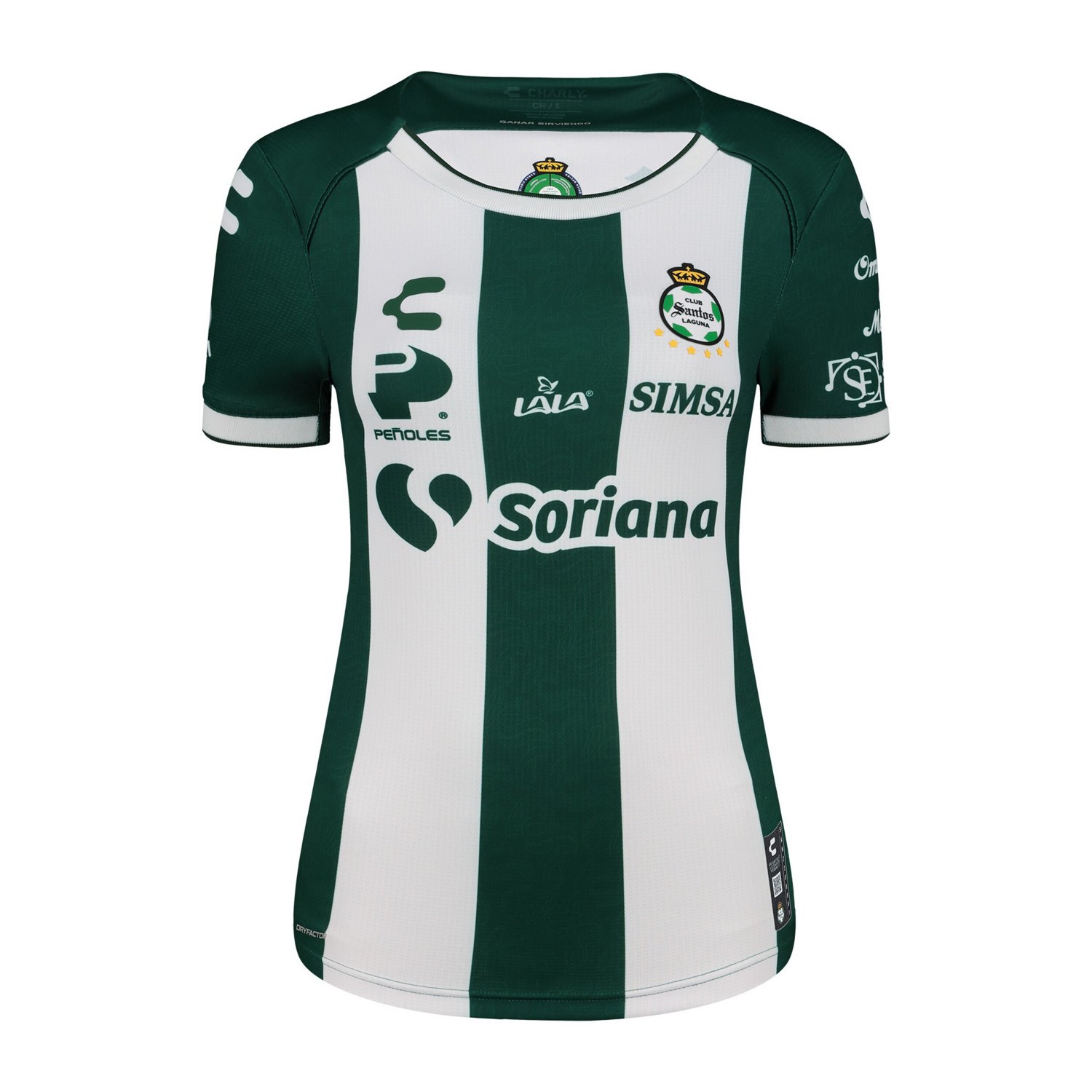 Charly White Santos Laguna 2024 25 Home Authentic Jersey                                                                         - view number 2