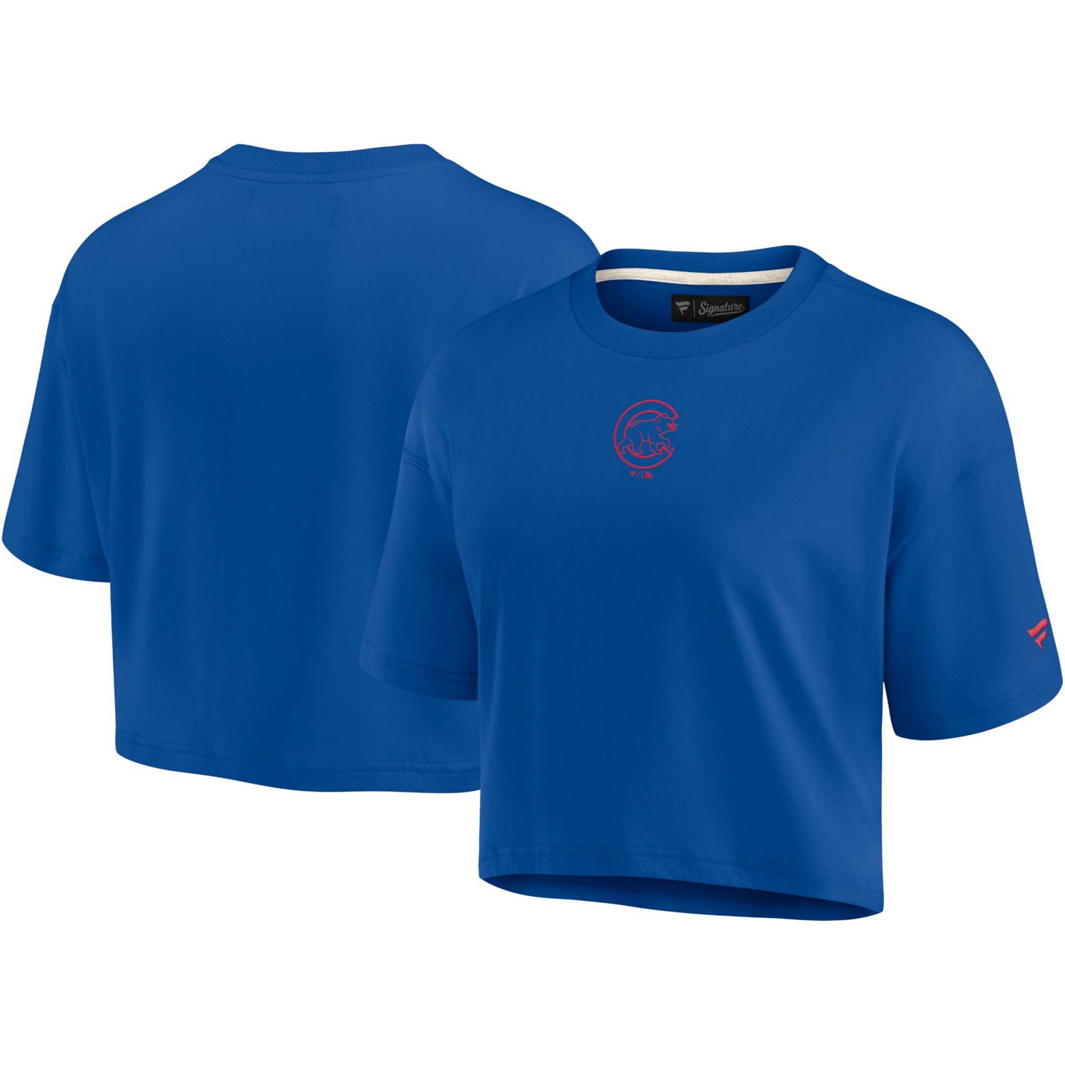 Chicago Cubs Elements Super Soft Boxy Cropped T-Shirt