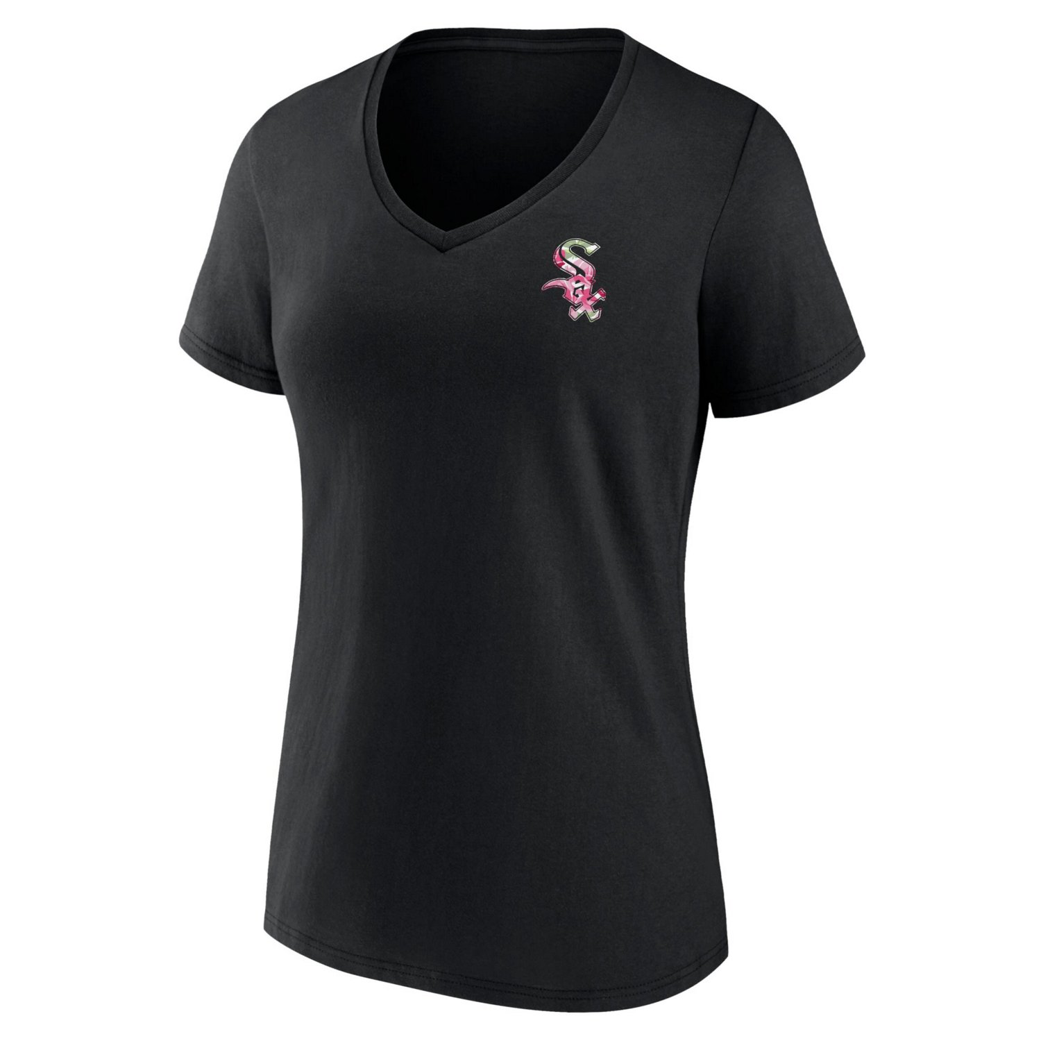 Chicago White Sox Mother's Day Plus Size Best Mom Ever V-Neck T-Shirt - view number 2