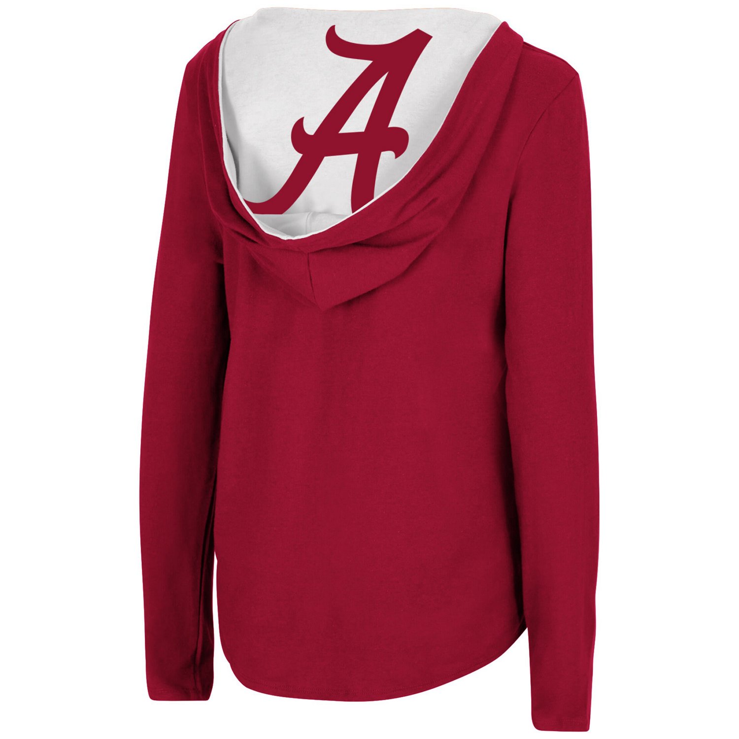 Colosseum Alabama Tide Catalina Hoodie Long Sleeve T-Shirt - view number 3