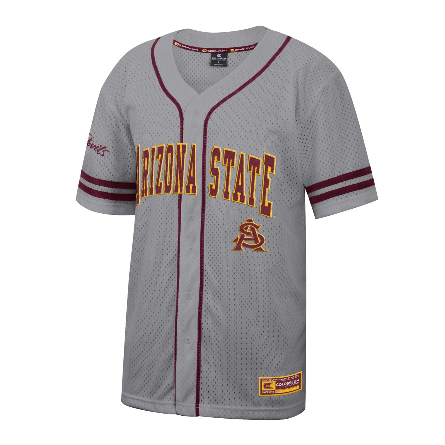 Colosseum Arizona State Sun Devils Free Spirited Baseball Jersey - view number 2