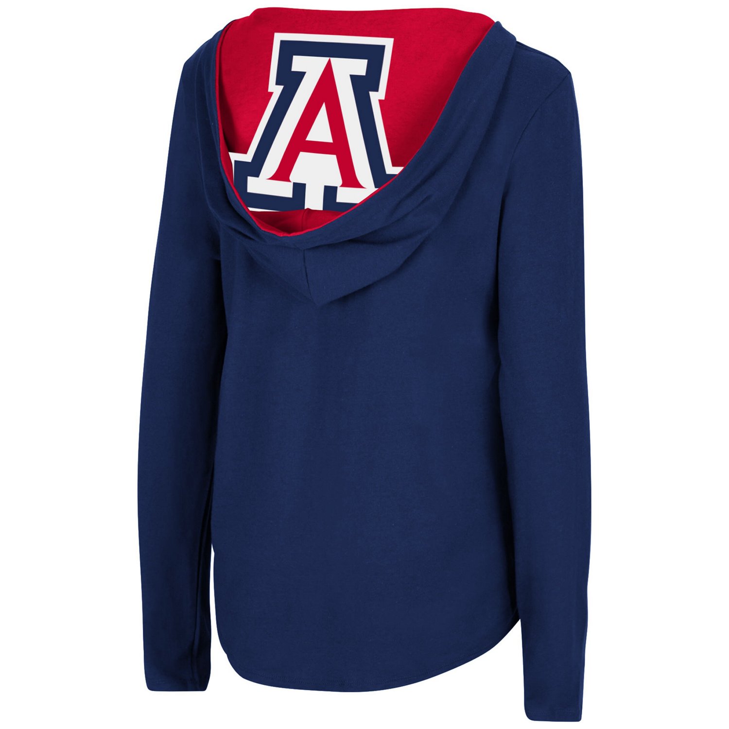 Colosseum Arizona Wildcats Catalina Hoodie Long Sleeve T-Shirt - view number 3