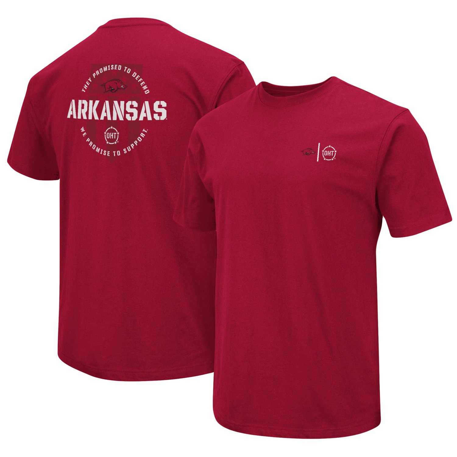 Colosseum Arkansas Razorbacks OHT Military Appreciation T-Shirt