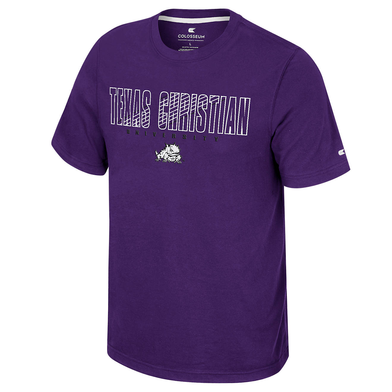 Colosseum Athletics Men's Texas Christian University Resistance T-shirt                                                          - view number 1