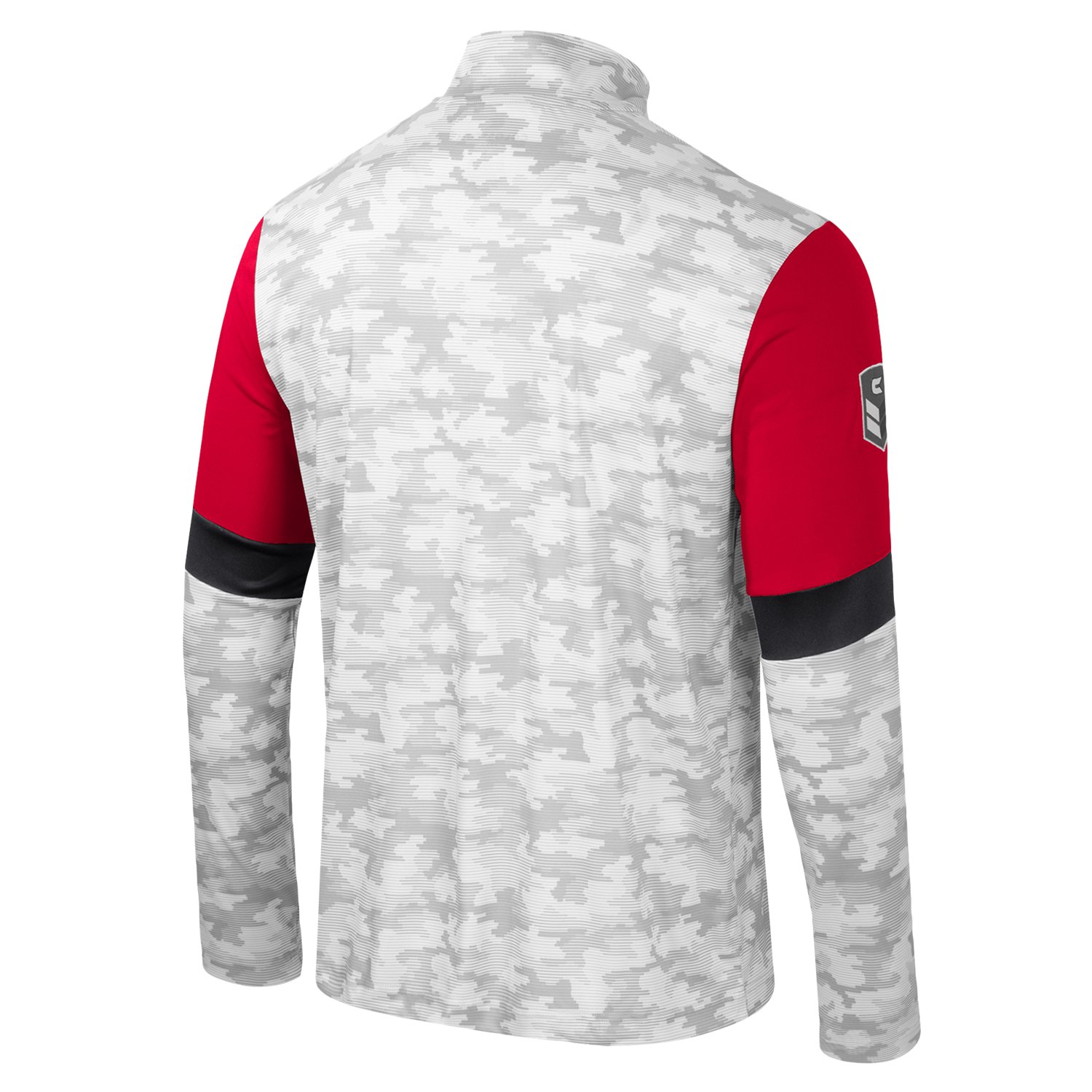 Colosseum Athletics Men's University of Georgia Tomahawk 1/4 Zip Windshirt - view number 2
