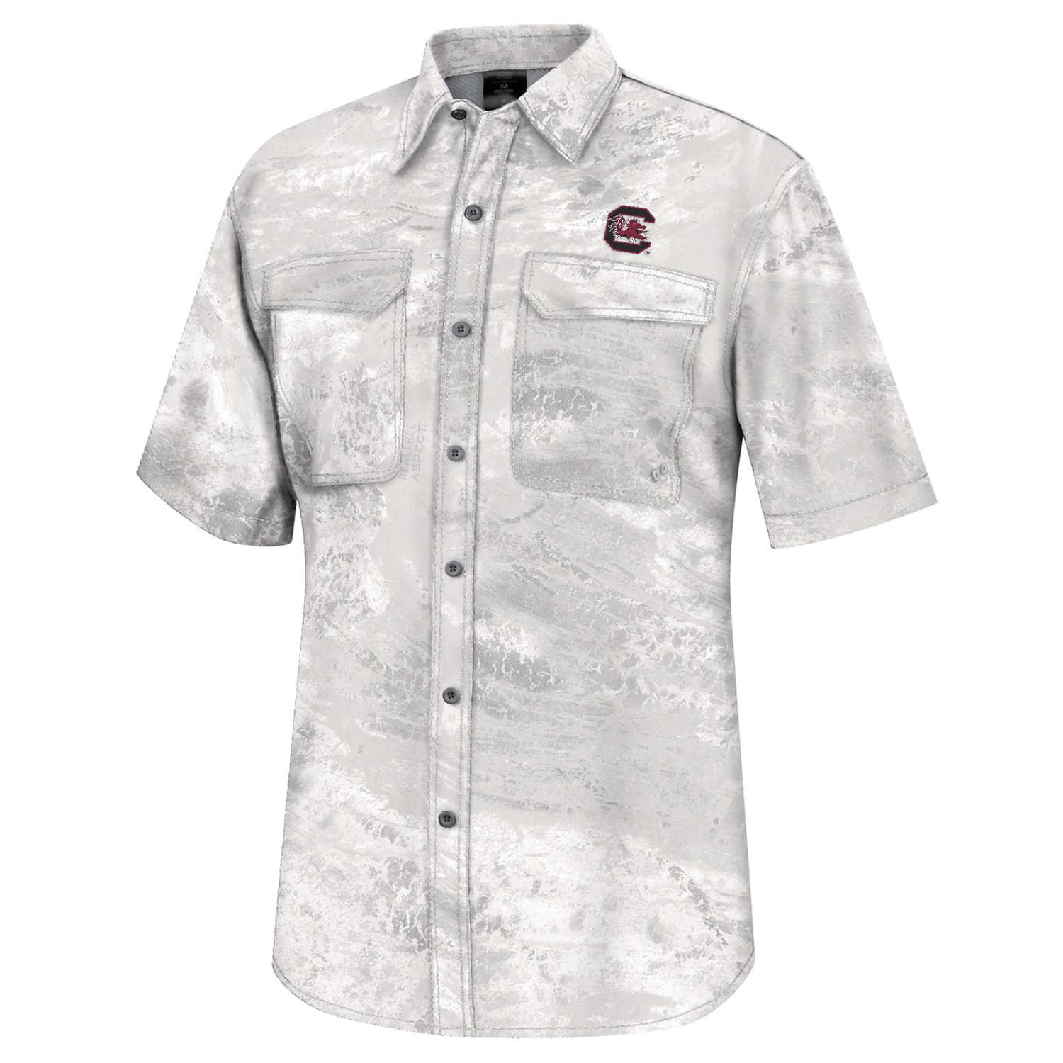 Colosseum Athletics Men's University of South Carolina Realtree Charter Fishing Shirt