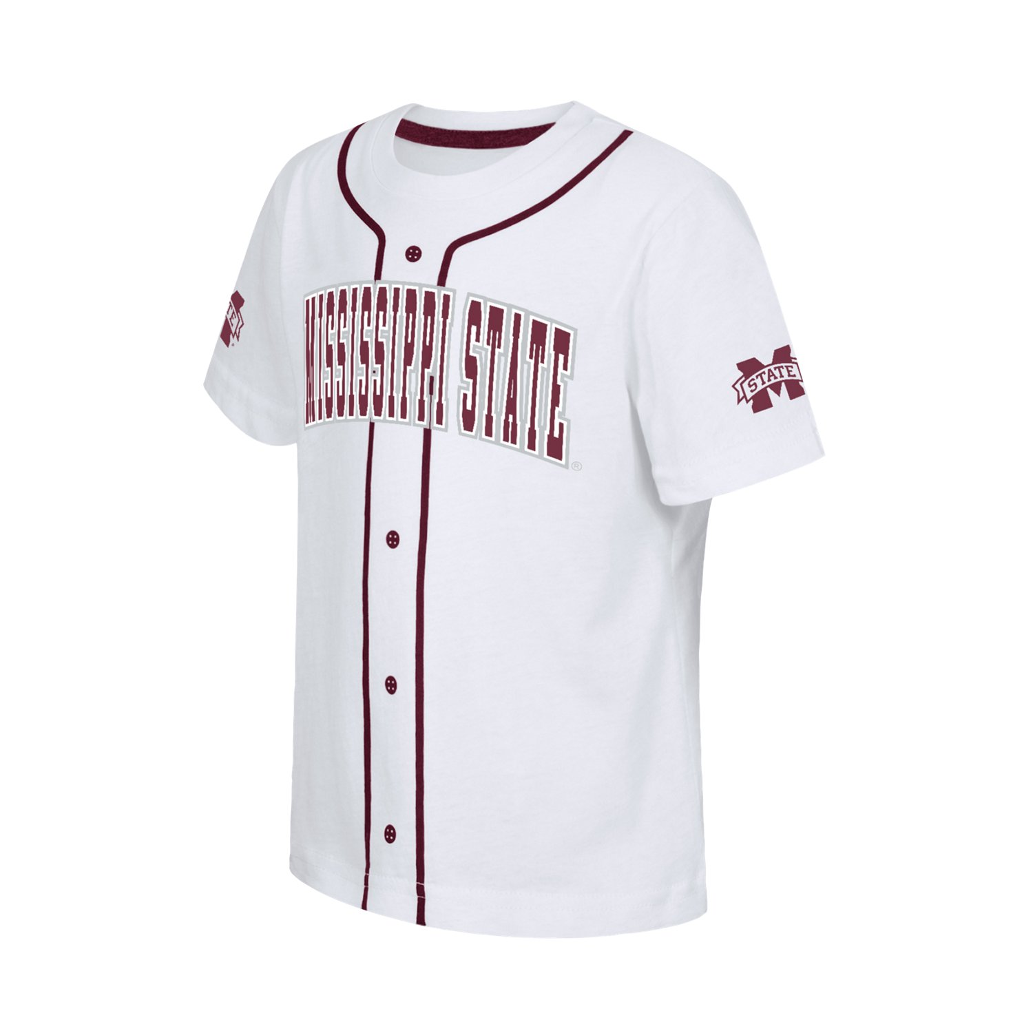 Mississippi State Bulldogs Colosseum Baseball Jersey - White