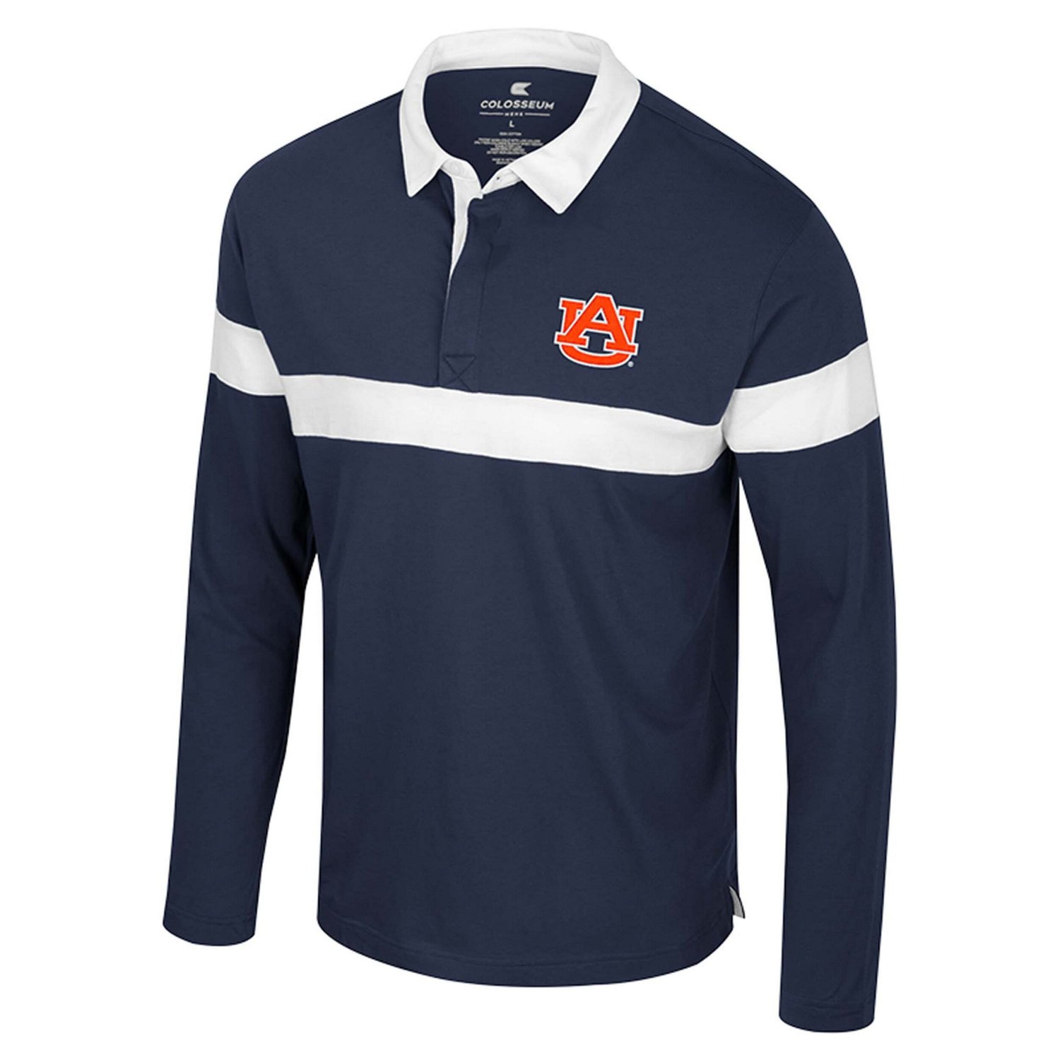 Colosseum Auburn Tigers Too Cool For School Long Sleeve Polo                                                                     - view number 2