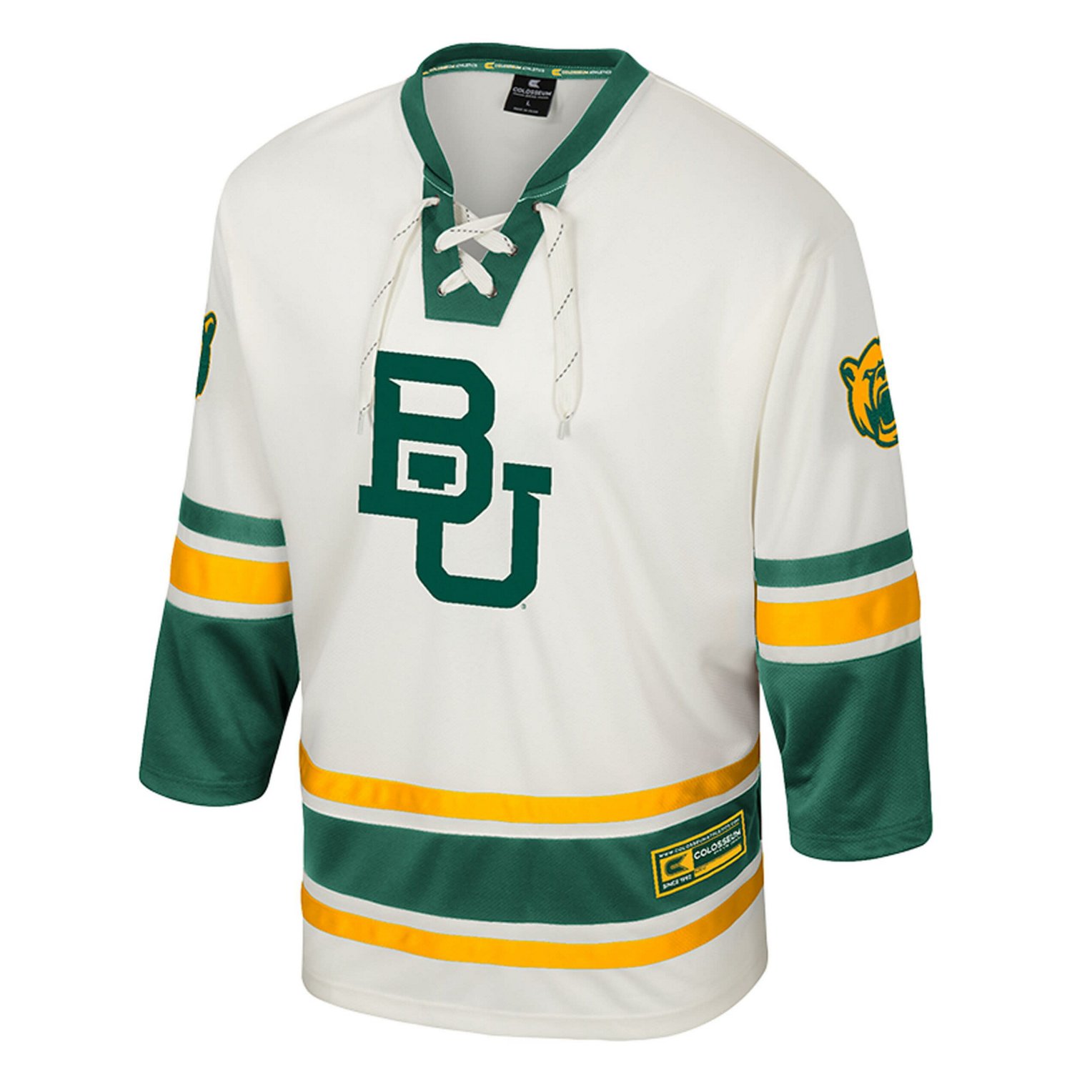 Colosseum Baylor Bears Puck Proud Fashion Hockey Jersey - view number 2