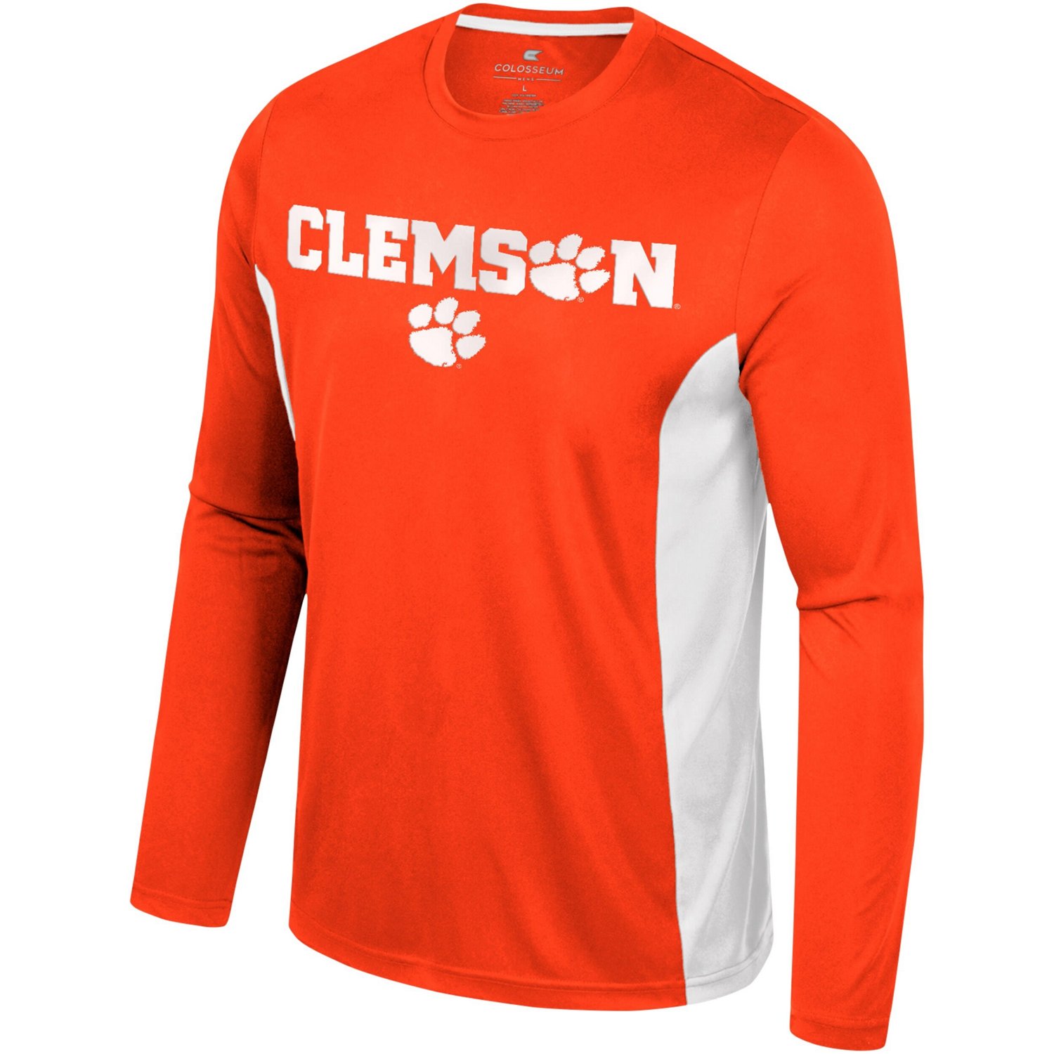 Colosseum Clemson Tigers Warm Up Long Sleeve T-Shirt
