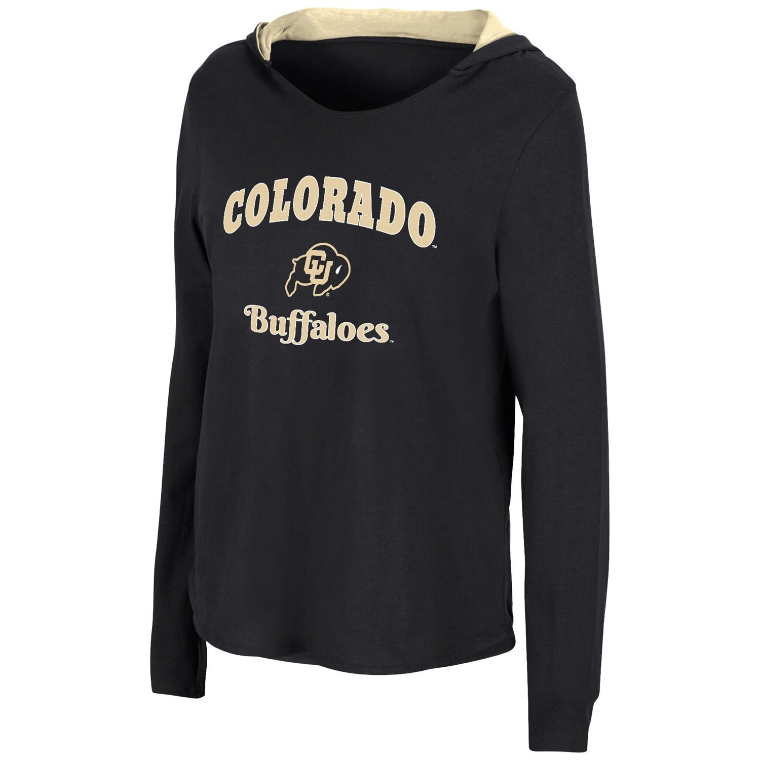 Colosseum Colorado Buffaloes Catalina Hoodie Long Sleeve T-Shirt - view number 2