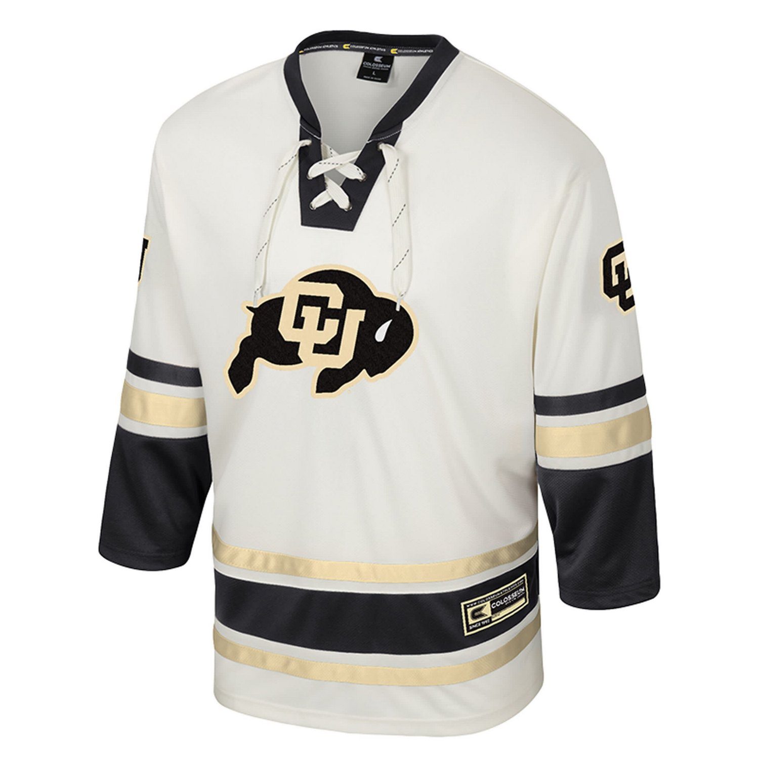 Colosseum Colorado Buffaloes Puck Proud Fashion Hockey Jersey - view number 2