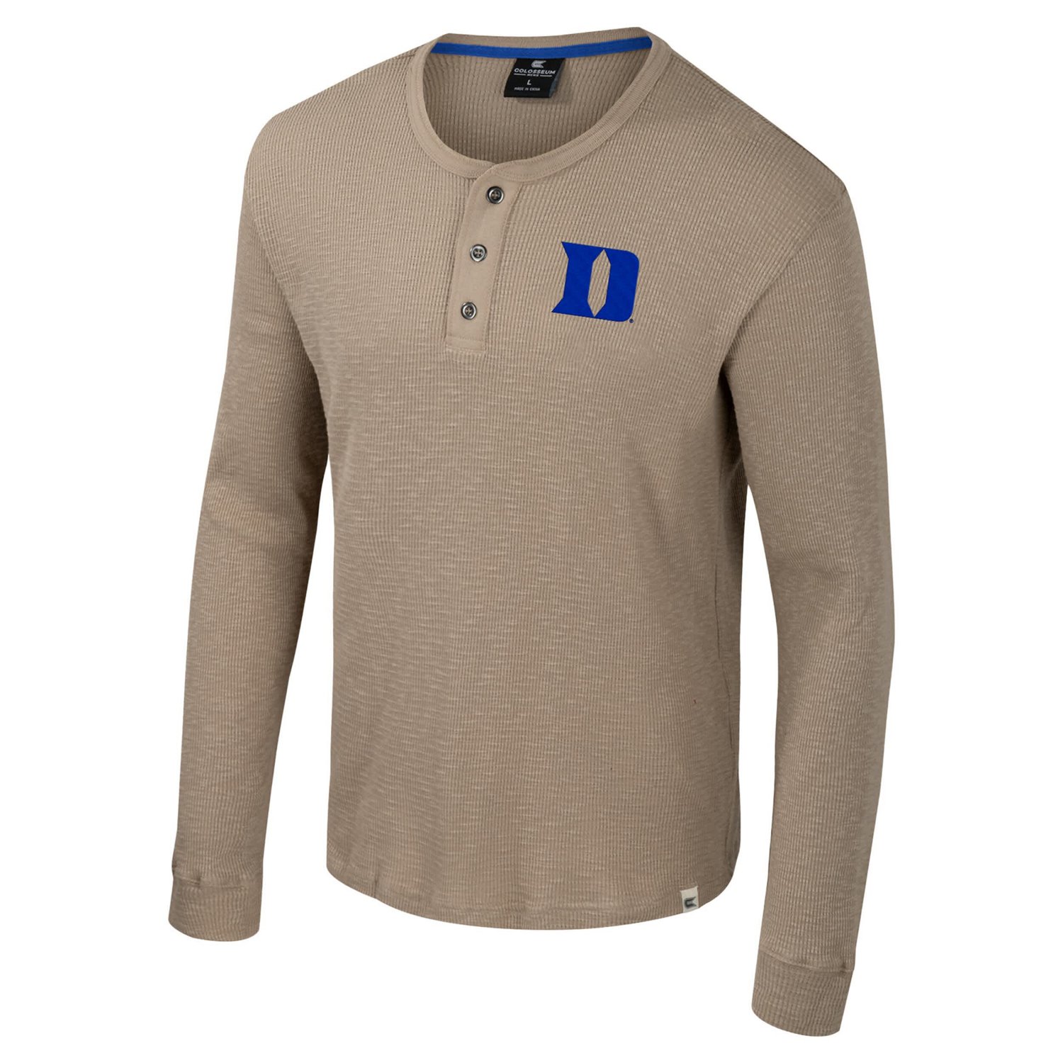 Colosseum Duke Blue Devils Great Outdoors Henley Long Sleeve Shirt - view number 2