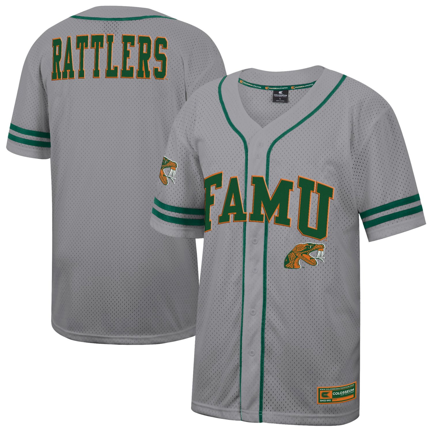 Colosseum Florida AM Rattlers Free Spirited Baseball Jersey - view number 1
