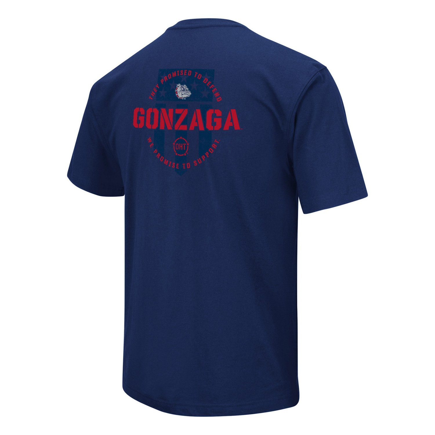 Colosseum Gonzaga Bulldogs OHT Military Appreciation T-Shirt - view number 3