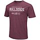 Colosseum Heather Mississippi State Bulldogs OHT Military Appreciation Flag 20 T-Shirt                                           - view number 2