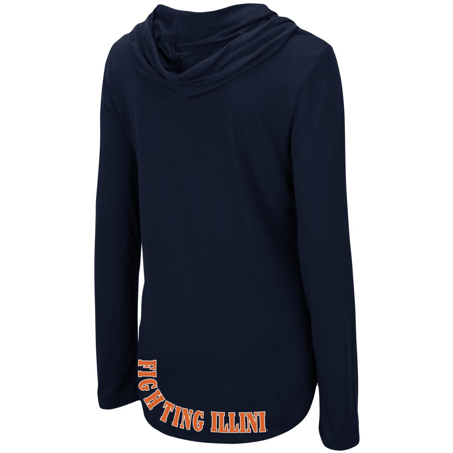 Colosseum Illinois Fighting Illini My Lover Lightweight Hooded Long Sleeve T-Shirt - view number 3