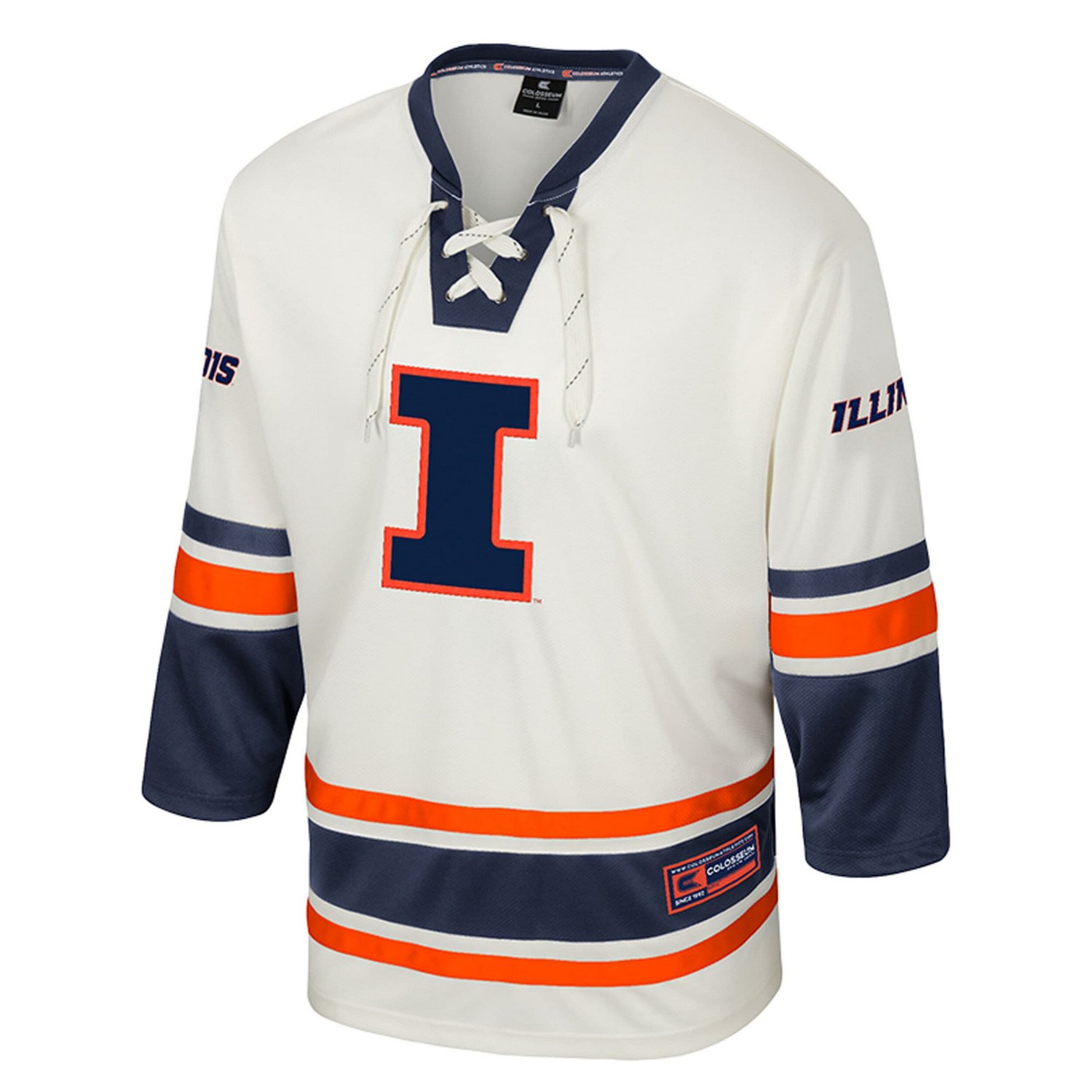 Colosseum Illinois Fighting Illini Puck Proud Fashion Hockey Jersey - view number 2