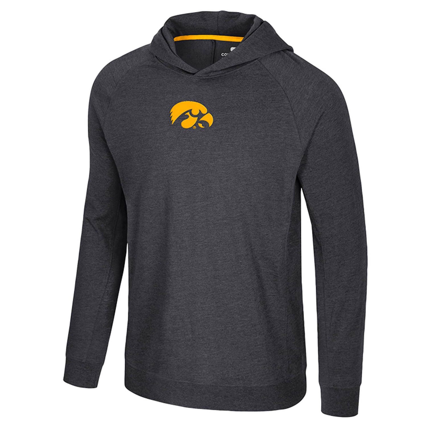 Colosseum Iowa Hawkeyes Back in Business Long Sleeve Raglan Hooded T-Shirt - view number 2