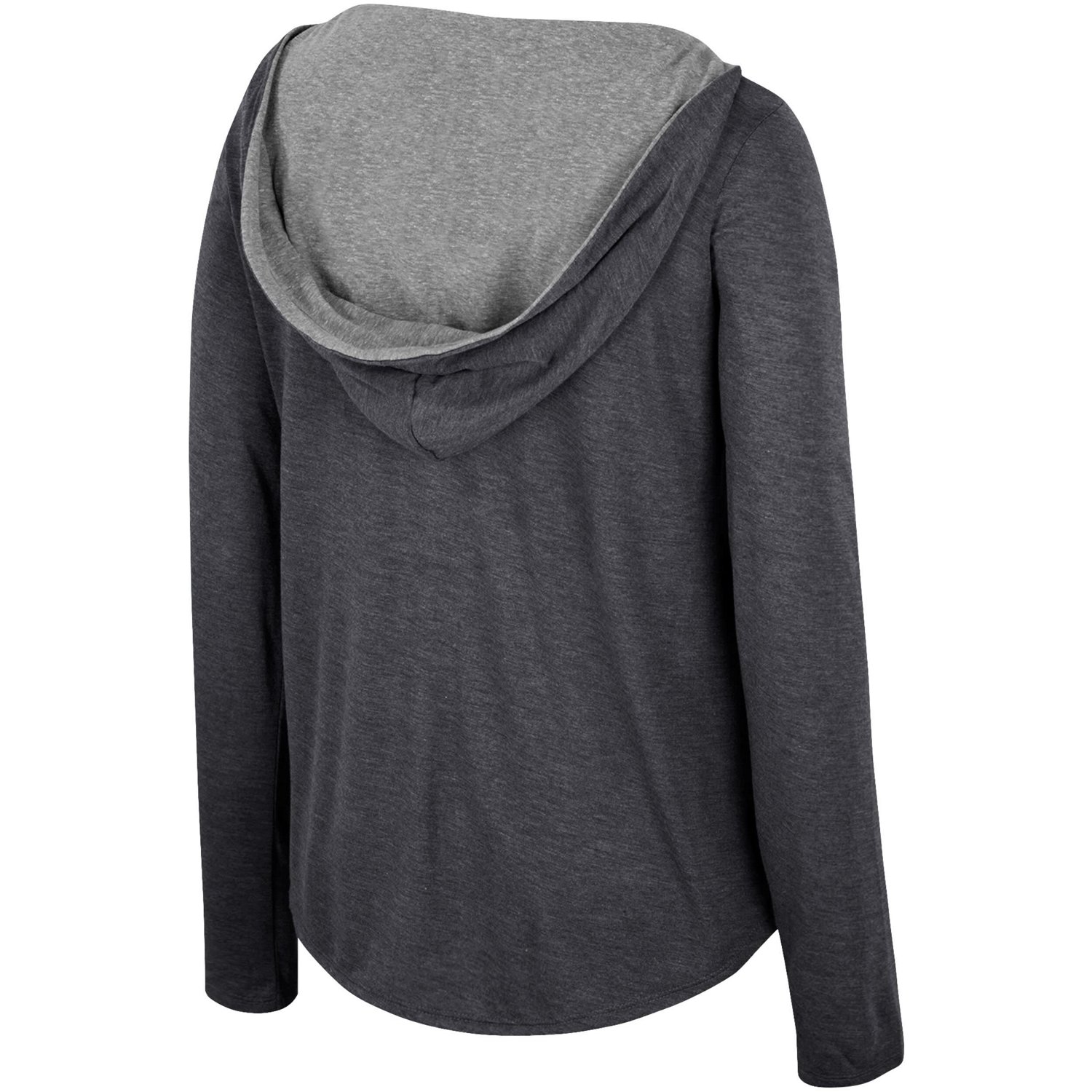 Colosseum Iowa Hawkeyes Distressed Heather Long Sleeve Hoodie T-Shirt - view number 3