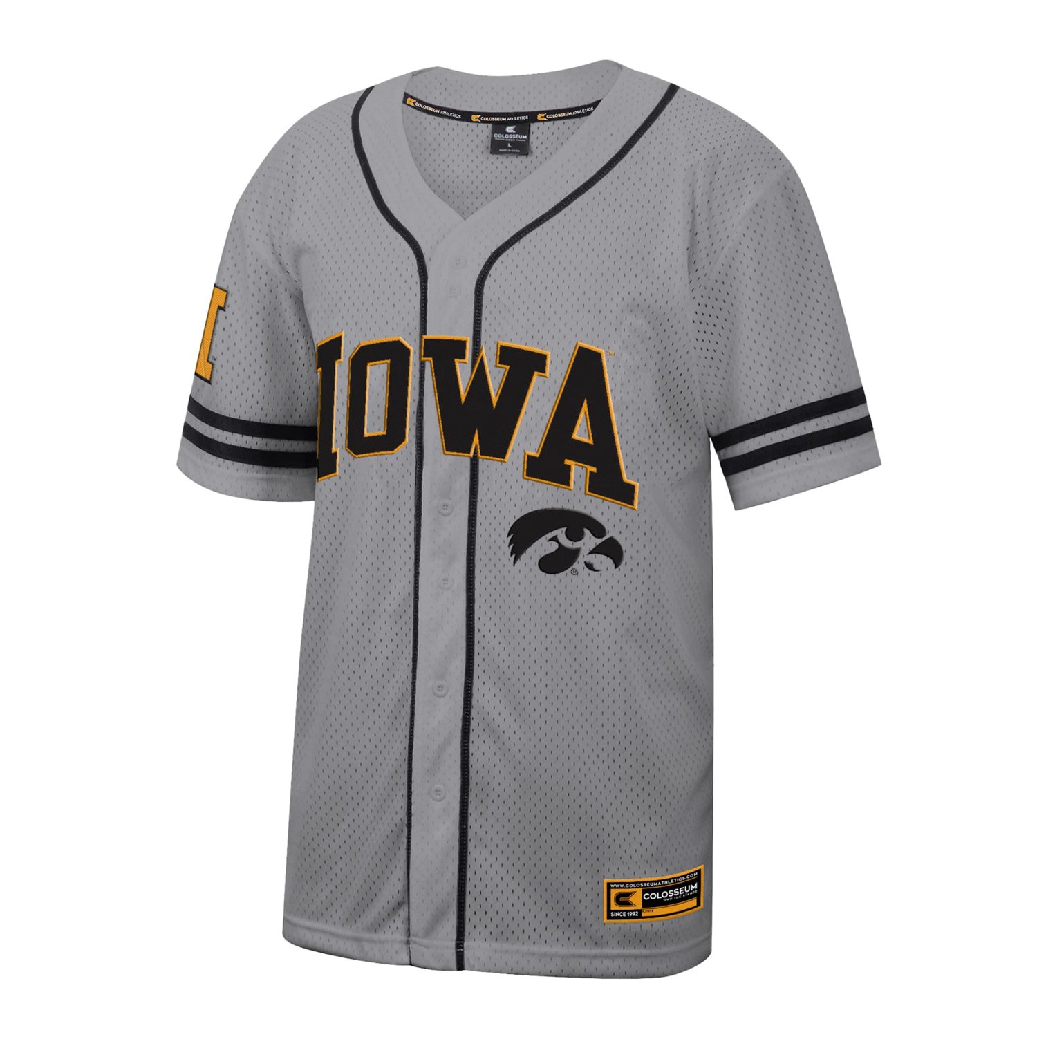 Colosseum Iowa Hawkeyes Free Spirited Baseball Jersey - view number 2