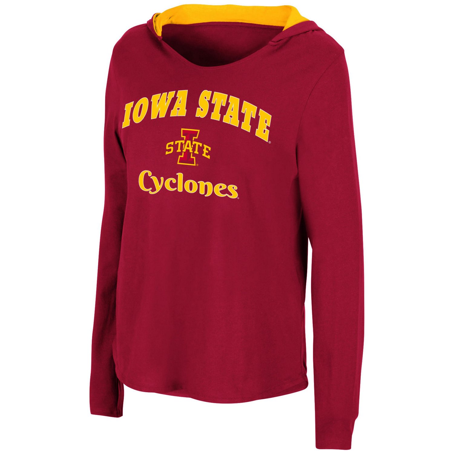 Colosseum Iowa State Cyclones Catalina Hoodie Long Sleeve T-Shirt