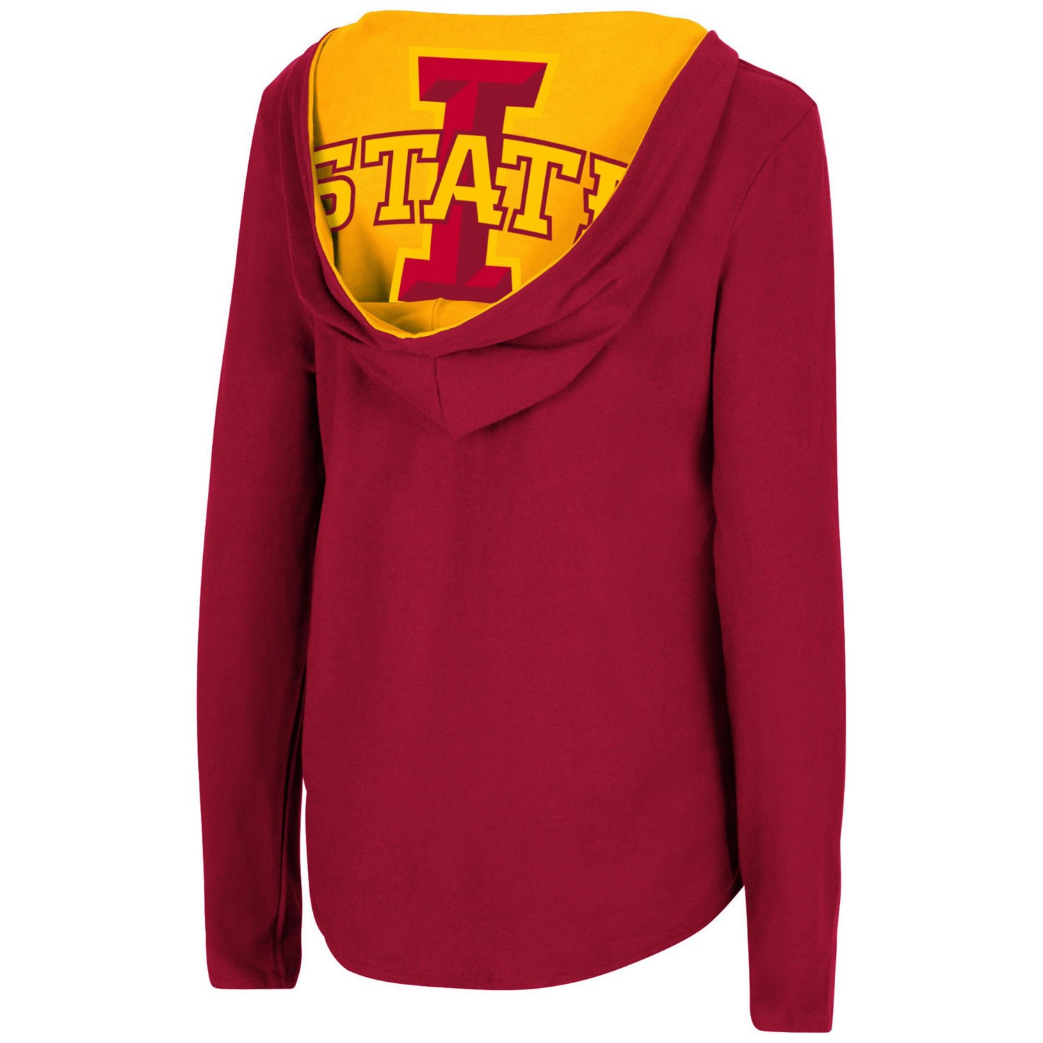 Colosseum Iowa State Cyclones Catalina Hoodie Long Sleeve T-Shirt - view number 3