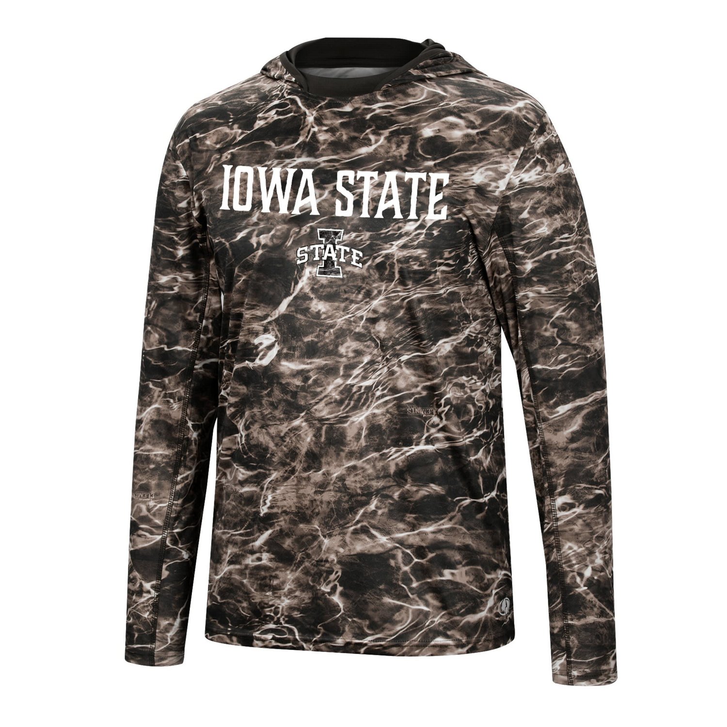 Colosseum Iowa State Cyclones Mossy Oak SPF 50 Performance Long Sleeve Hoodie T-Shirt                                            - view number 2