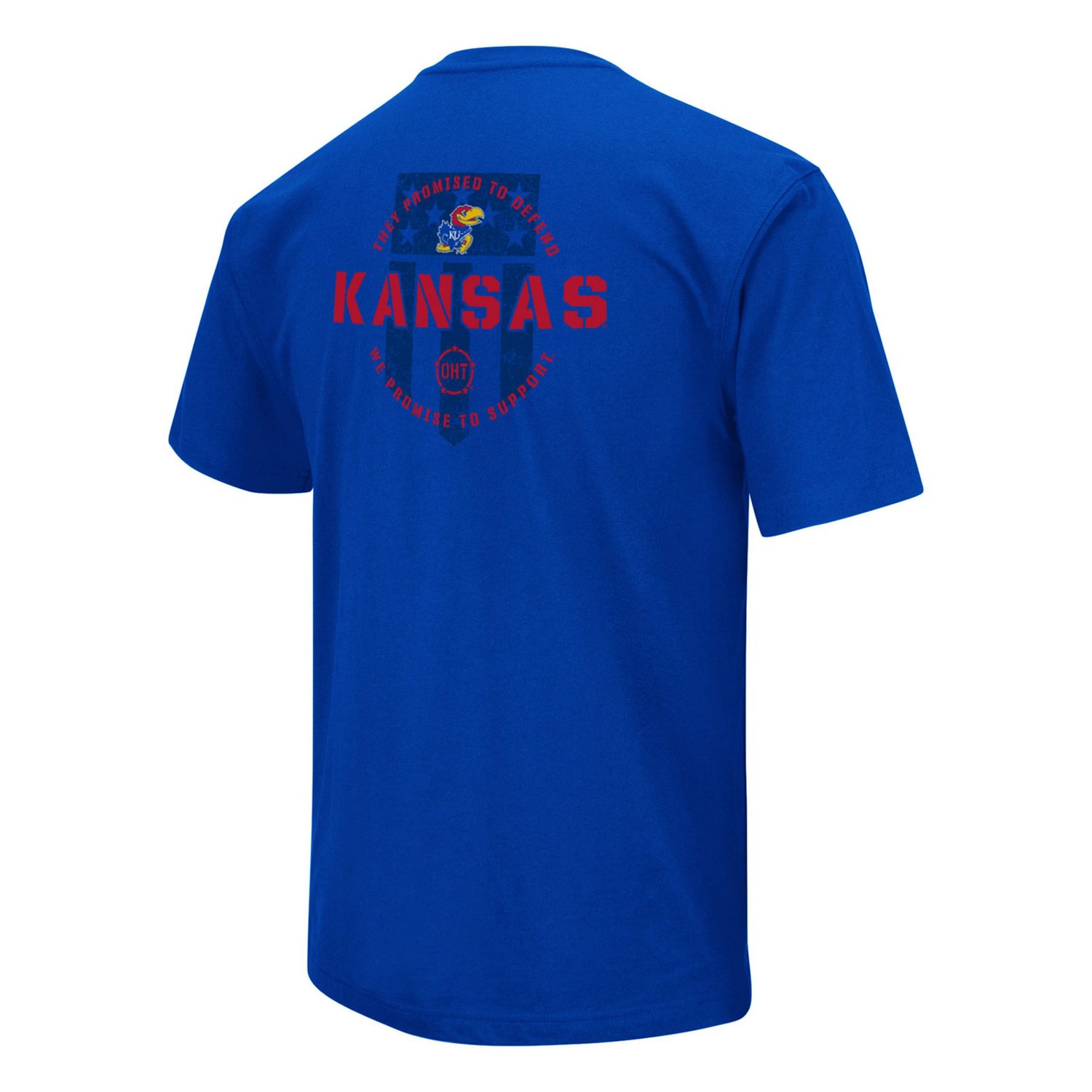 Colosseum Kansas Jayhawks OHT Military Appreciation T-Shirt - view number 3