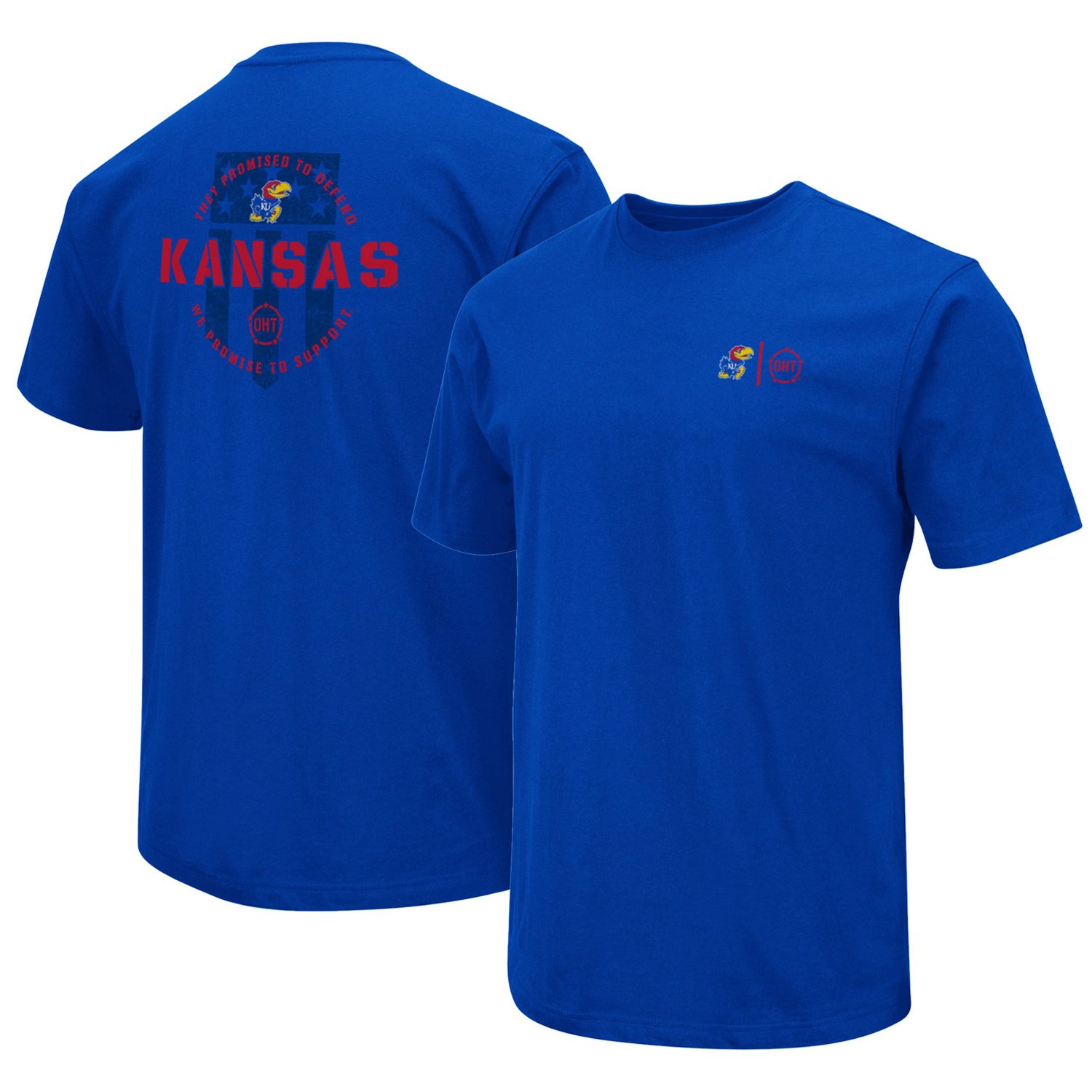 Colosseum Kansas Jayhawks OHT Military Appreciation T-Shirt - view number 1