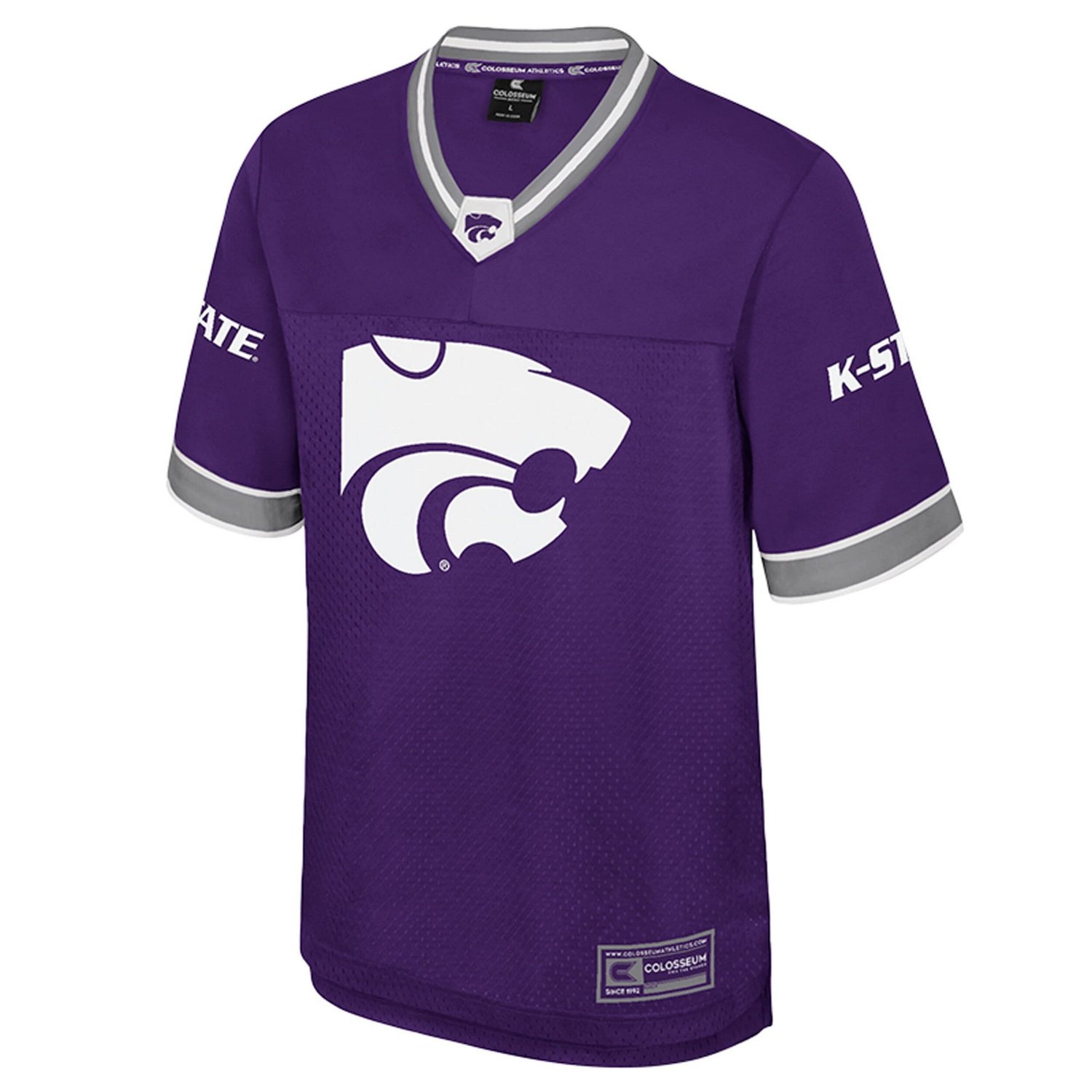 Colosseum Kansas State Wildcats Nothing But The Hits Football Jersey - view number 2