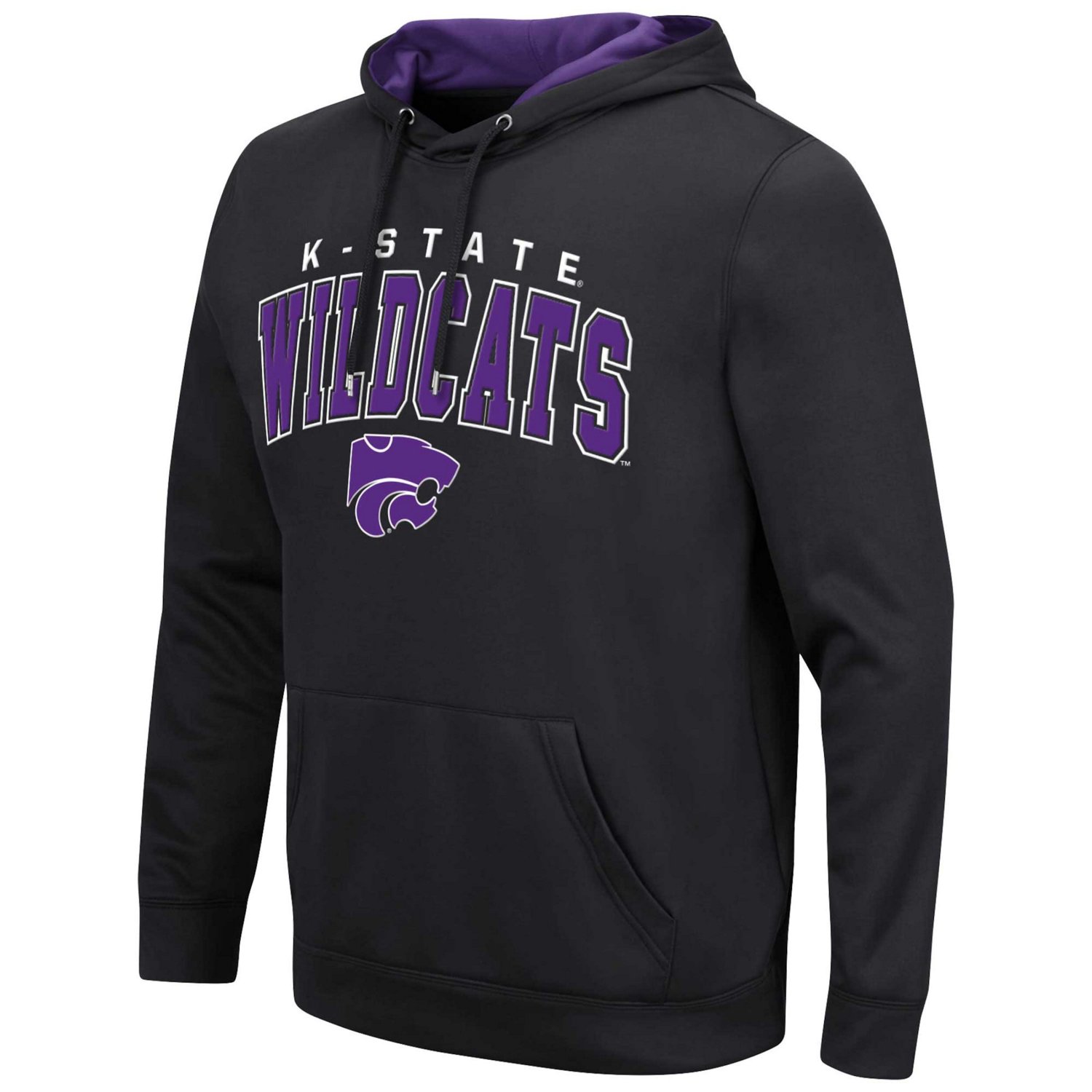 Colosseum Kansas State Wildcats Resistance Pullover Hoodie - view number 2