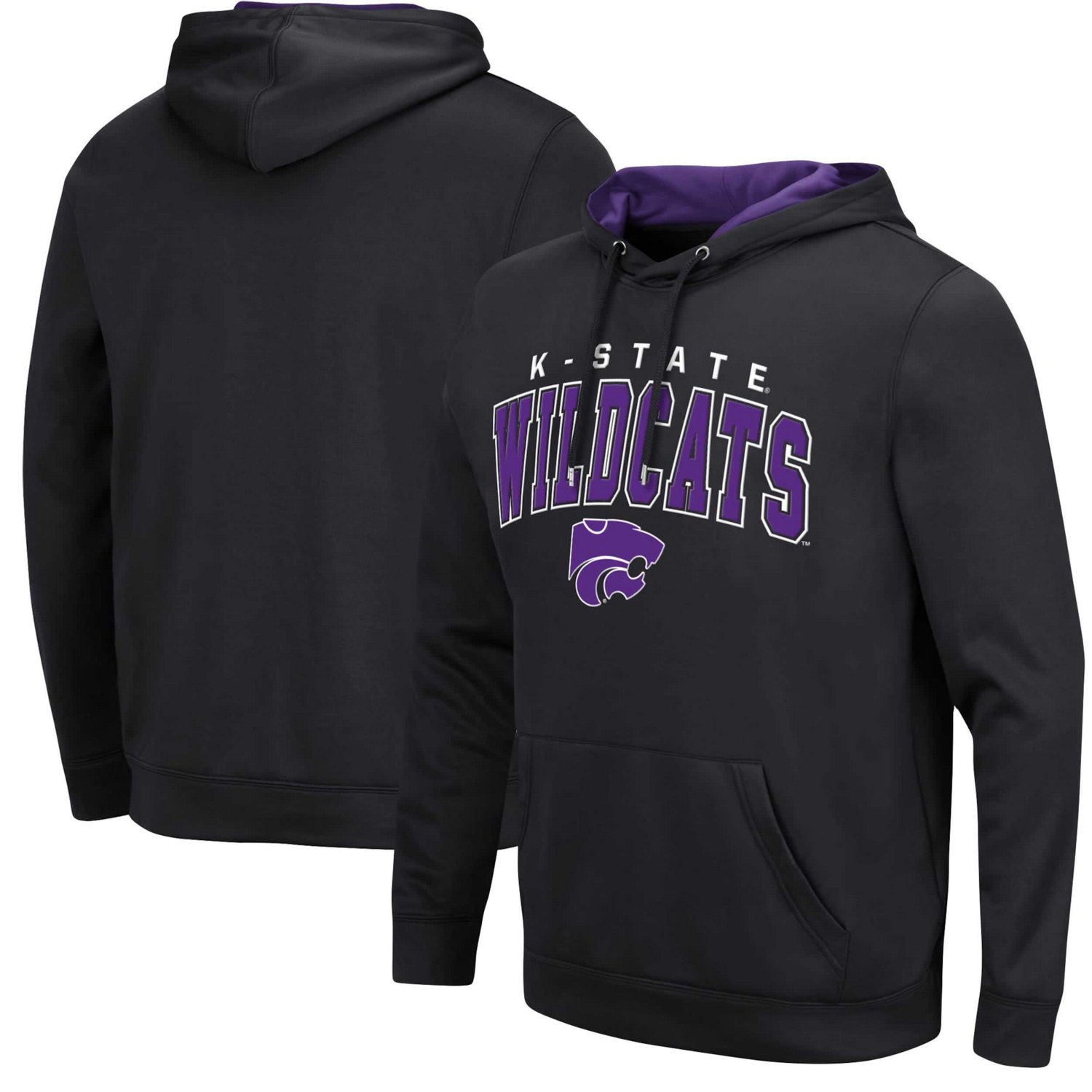 Colosseum Kansas State Wildcats Resistance Pullover Hoodie