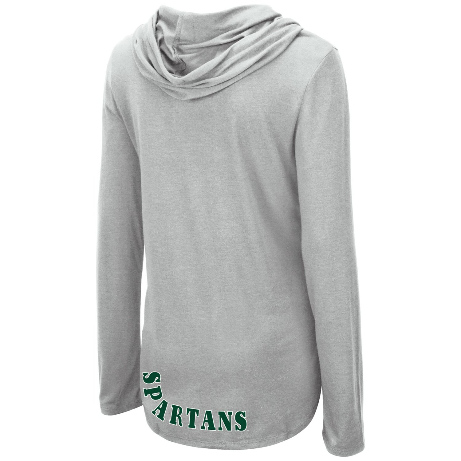 Colosseum Michigan State Spartans My Lover Lightweight Hooded Long Sleeve T-Shirt - view number 3