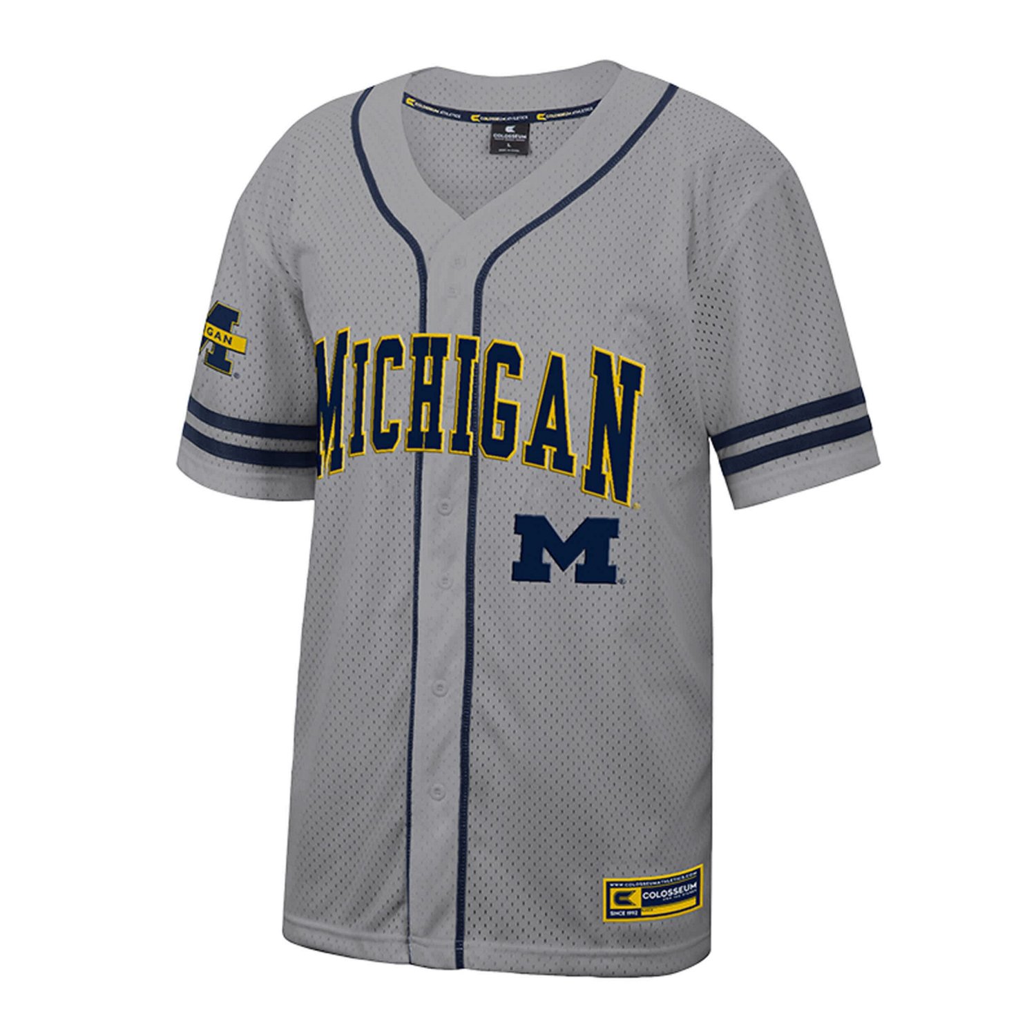Colosseum Michigan Wolverines Free Spirited Baseball Jersey - view number 2