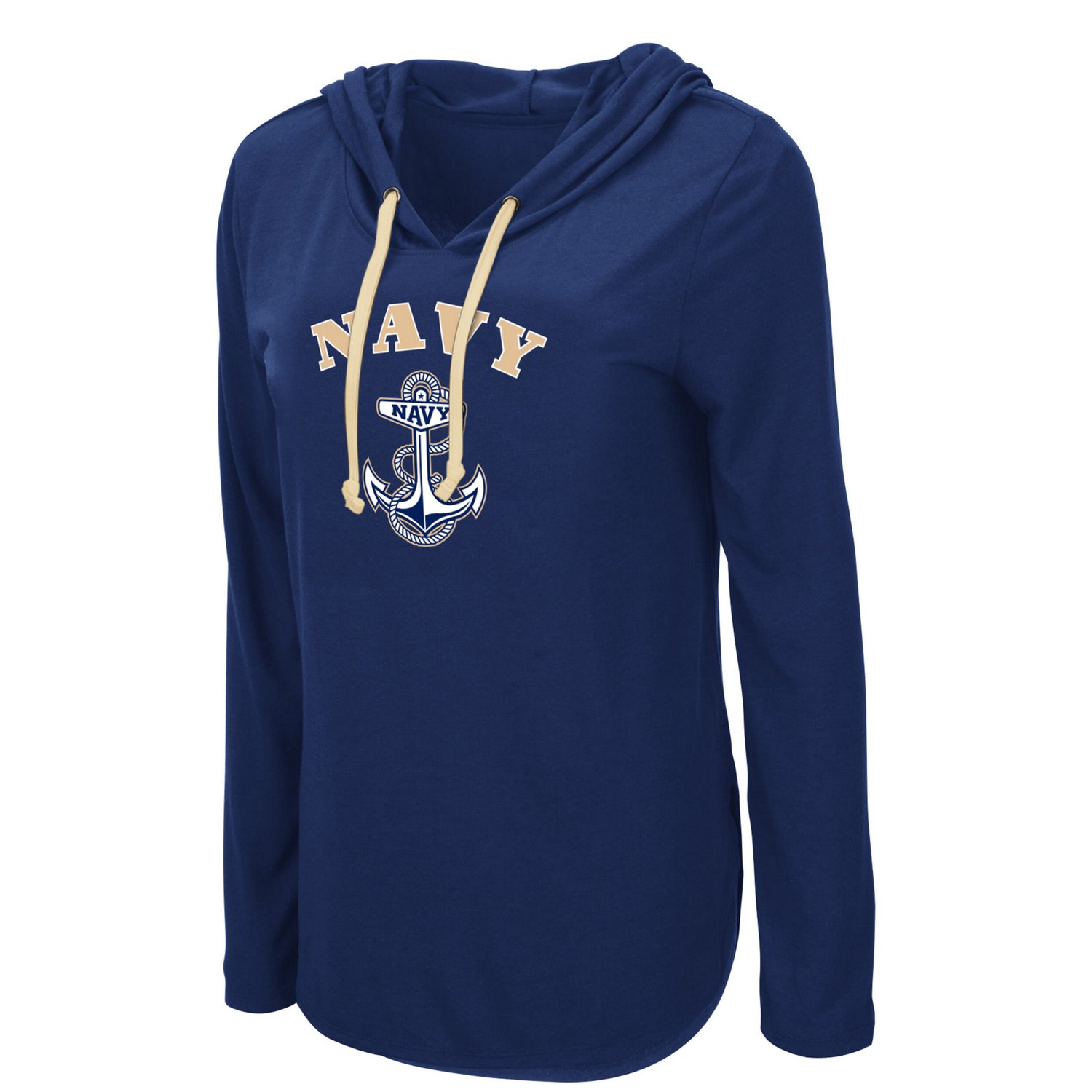 Colosseum Midshipmen My Lover Lightweight Hooded Long Sleeve T-Shirt - view number 2