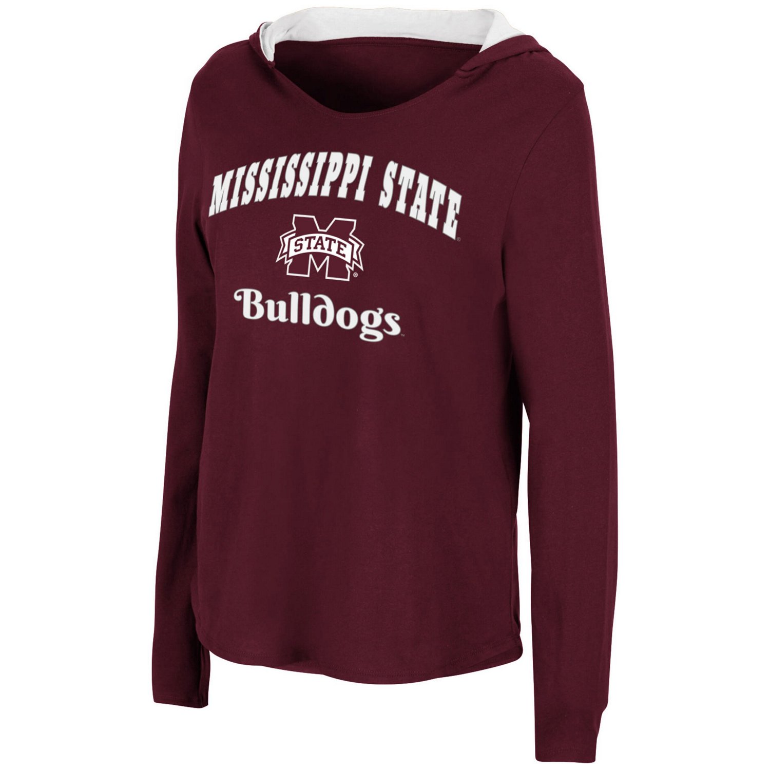 Colosseum Mississippi State Bulldogs Catalina Hoodie Long Sleeve T-Shirt - view number 2